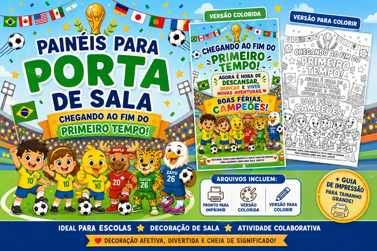 Rumo às Férias: Painel de Porta Copa 2026 — capa do material