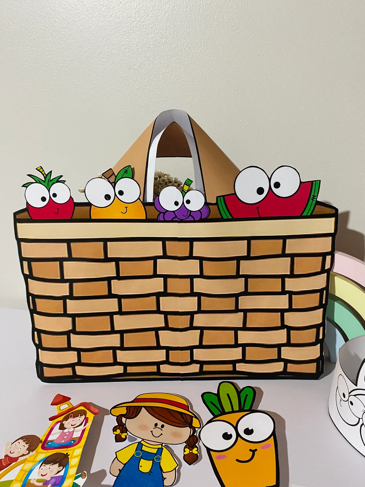 Sacola Alimentação Saudável | Recurso Educação Infantil para Imprimir — amostra 1: Apresente para seus alunos a importância…