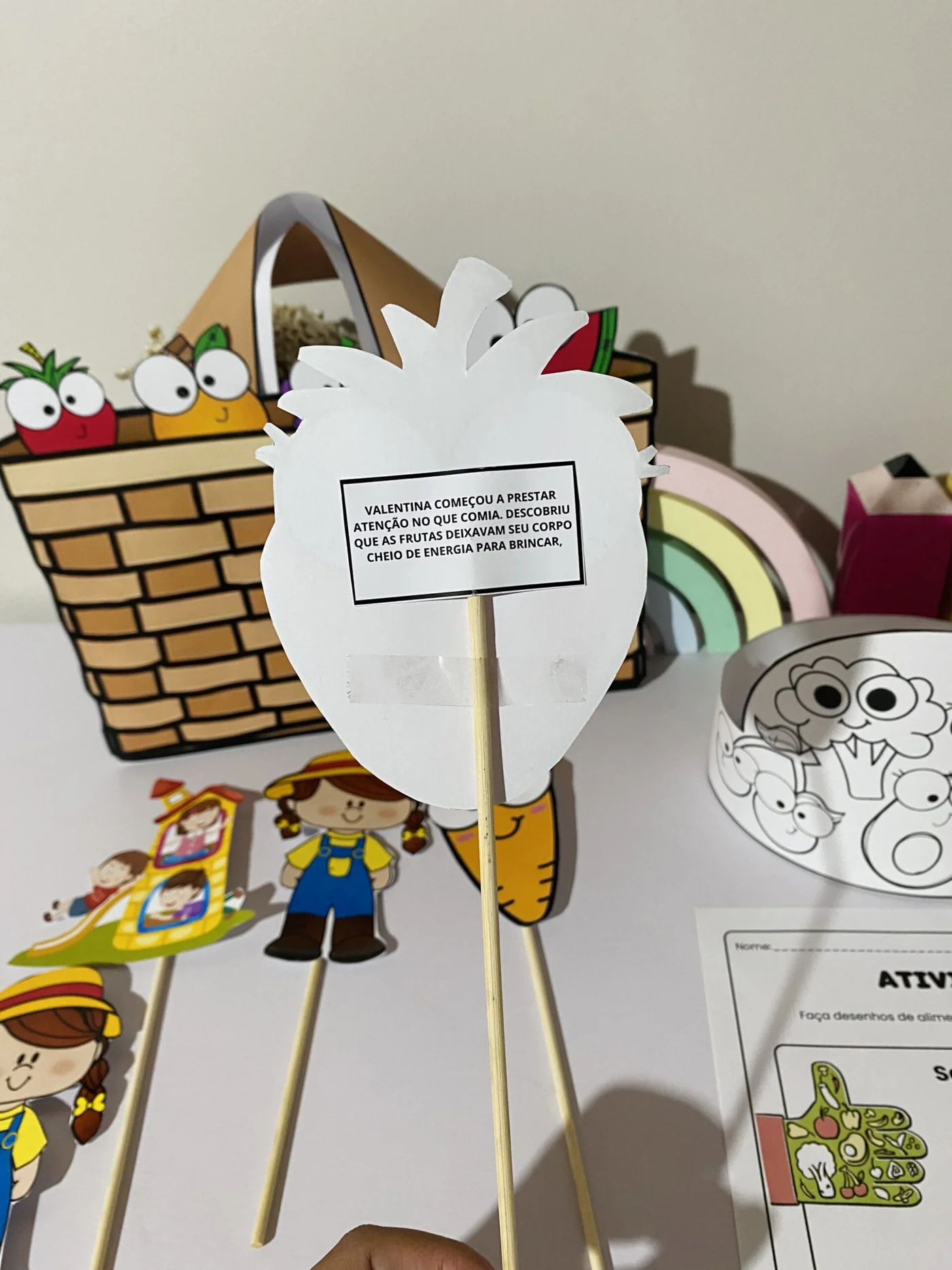 Sacola alimentação saudável — amostra 3: 🍎 Sacola Alimentação Saudável 🥦 Apresente para seus alunos a importância de uma…