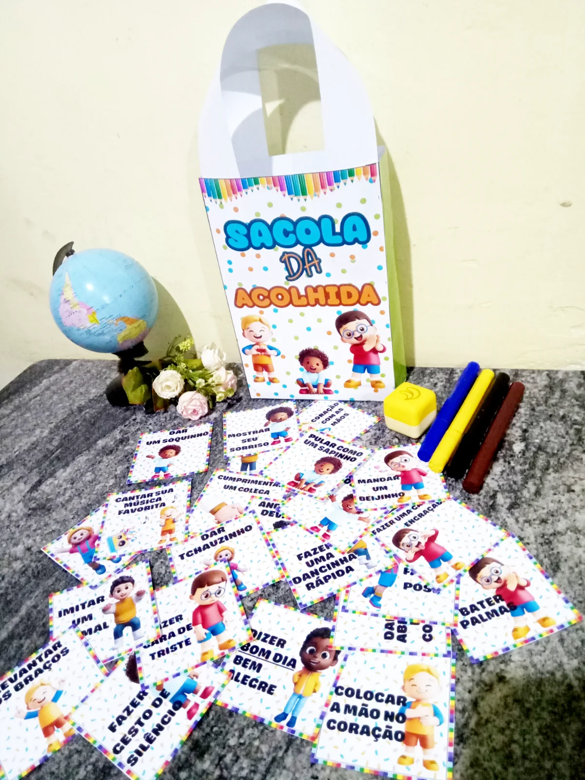 Sacola da Acolhida - Primeiro Dia de Aula — capa do material