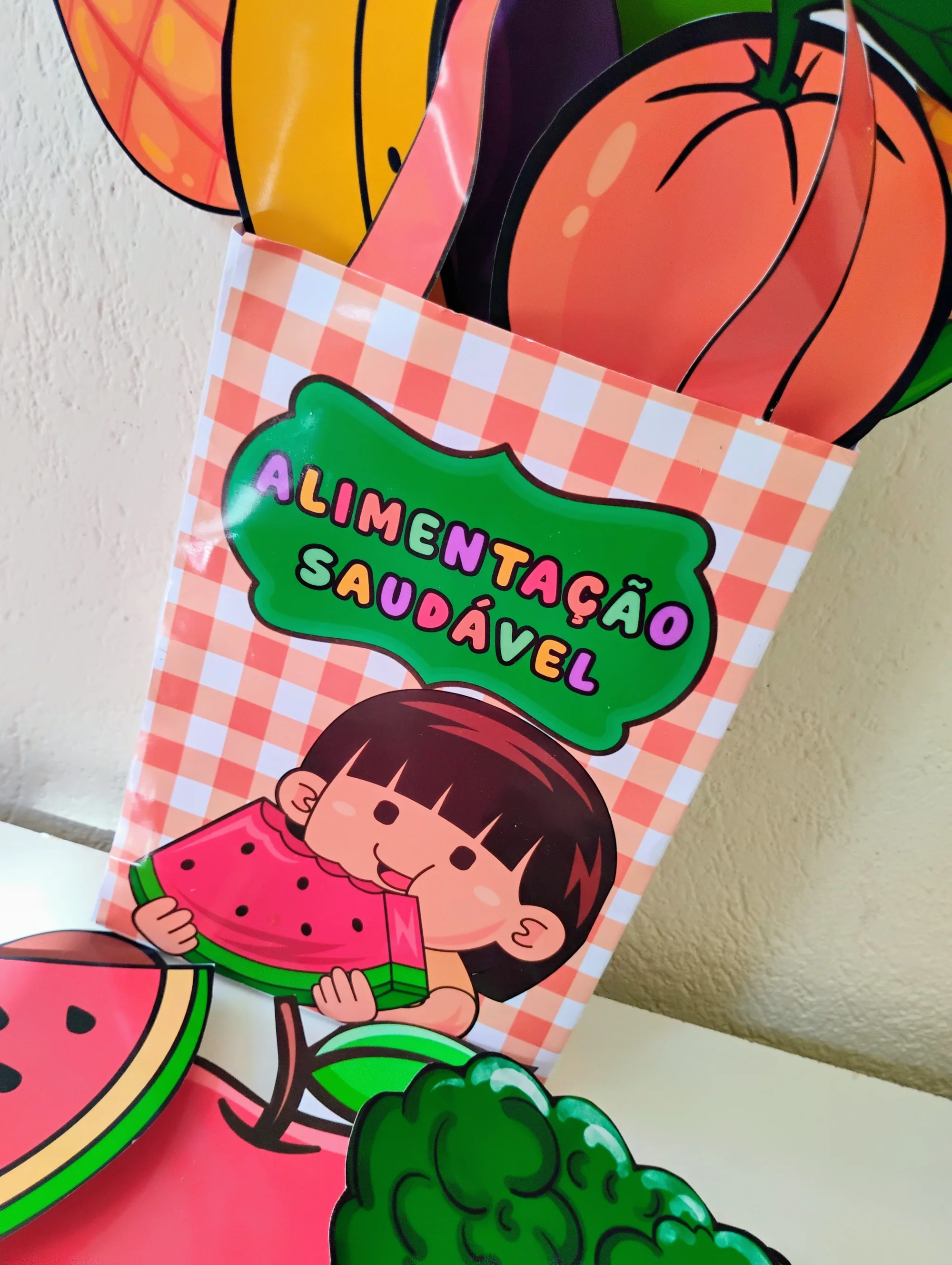 Sacola da Alimentação Saudável – Ed Infantil e 1º ao 5º Ano – Ciências — amostra 3: Sacola da Alimentação Saudável 🍎🥦…