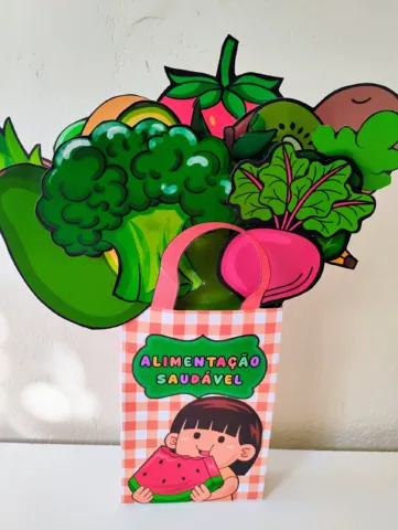 Sacola da alimentação saudável – PDF para Imprimir | Educação Infantil — amostra 2: Sobre o SACOLA DA ALIMENTAÇÃO SAUDÁVEL