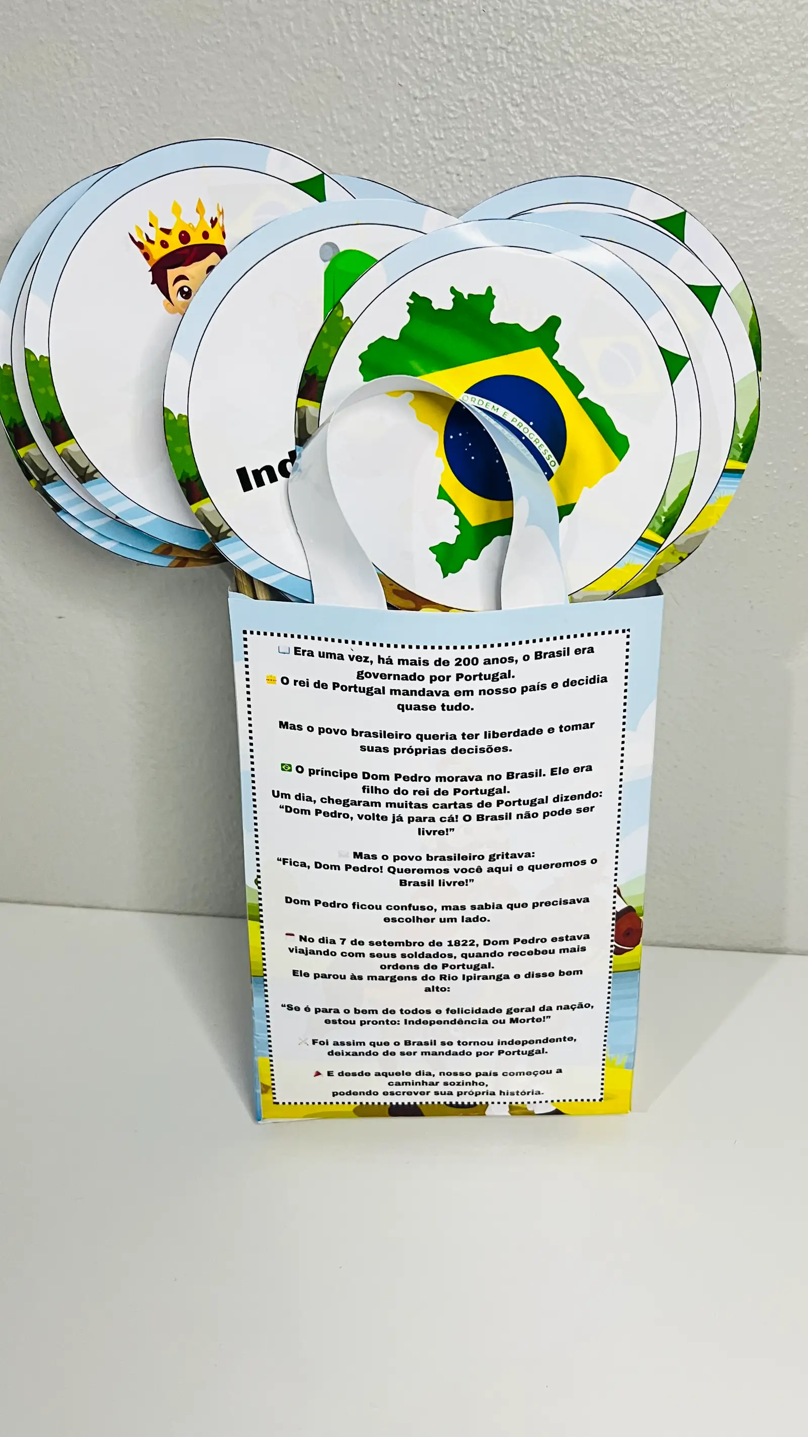 Sacola da Independência : História Lúdica para Educação Infantil — amostra 6: Sacolinha Independência do Brasil,Torne o…