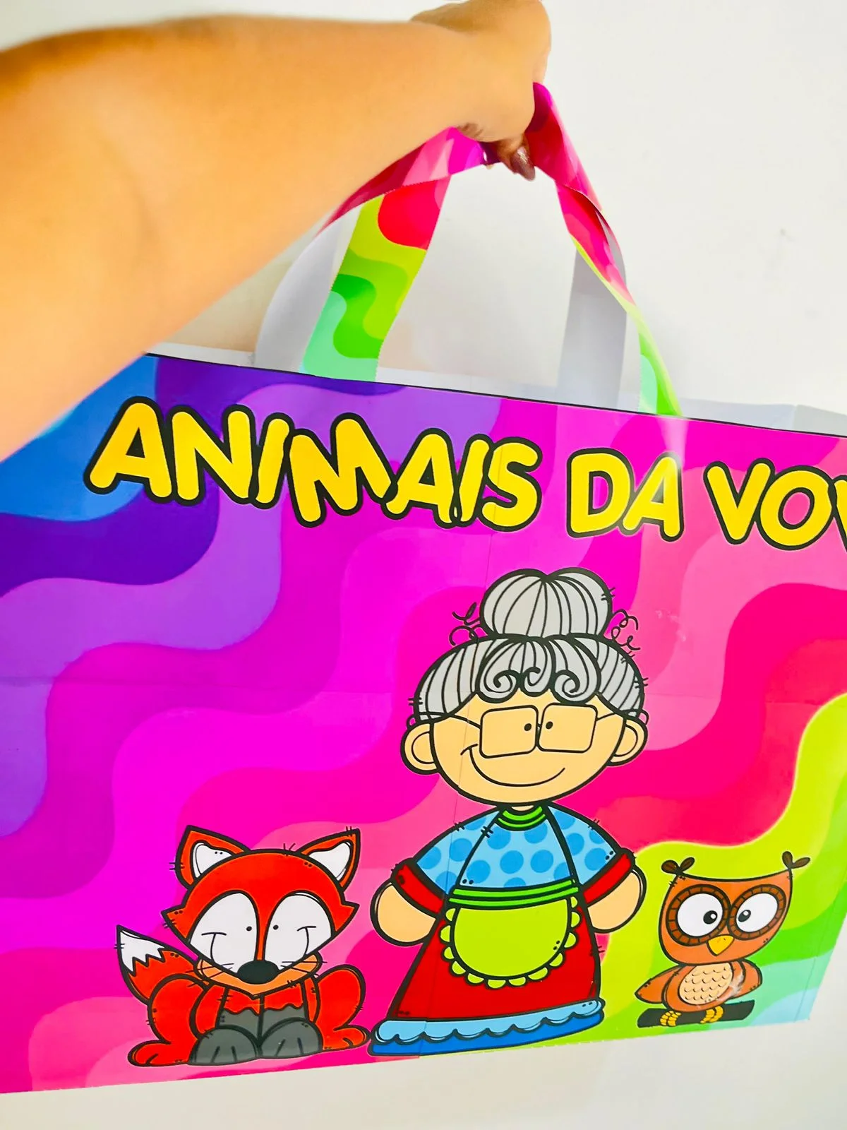 Sacola da Leitura - Os animais da vovó – PDF para Imprimir — amostra 4: O que está incluso – Descrição do produto