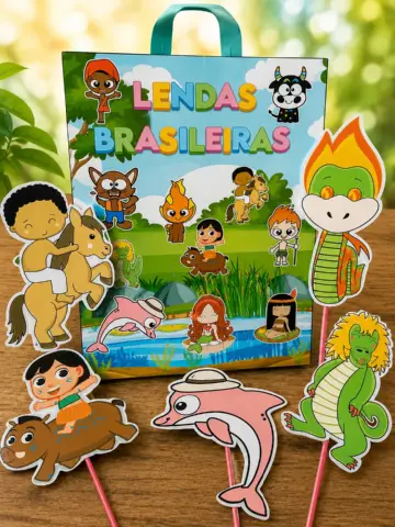 Sacola das lendas brasileiras – PDF para Imprimir — capa do material