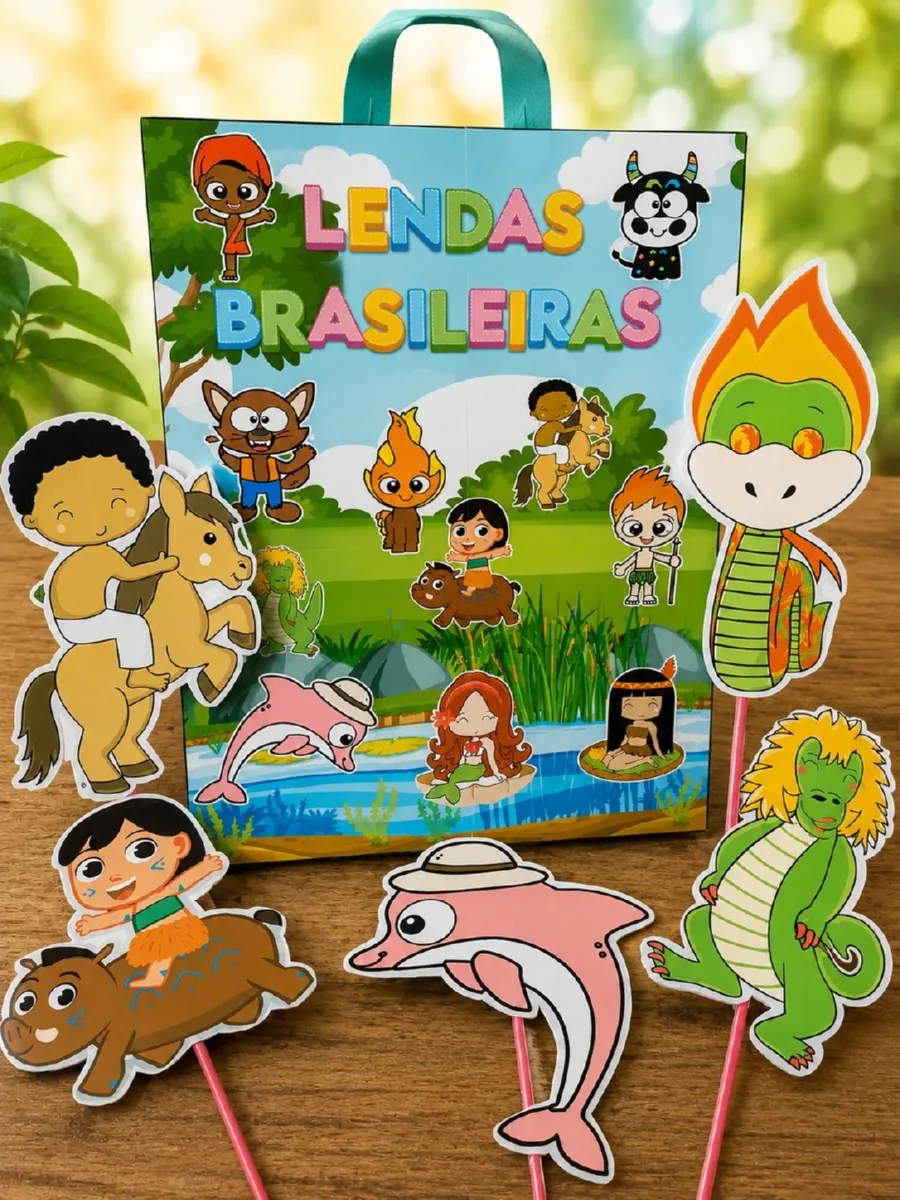 Sacola das lendas brasileiras – PDF para Imprimir — Alfabetização para Educação Infantil: SACOLA – LENDAS BRASILEIRAS 11…