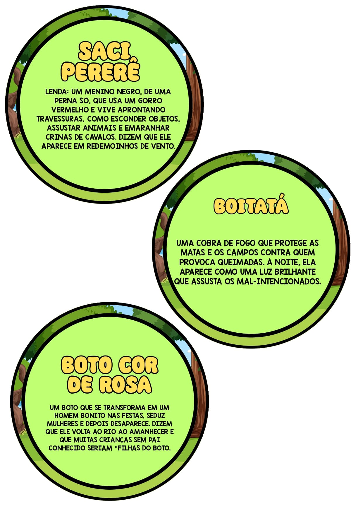 Sacola das lendas folclóricas – PDF para Imprimir — amostra 1: Sobre o SACOLA DAS LENDAS FOLCLÓRICAS