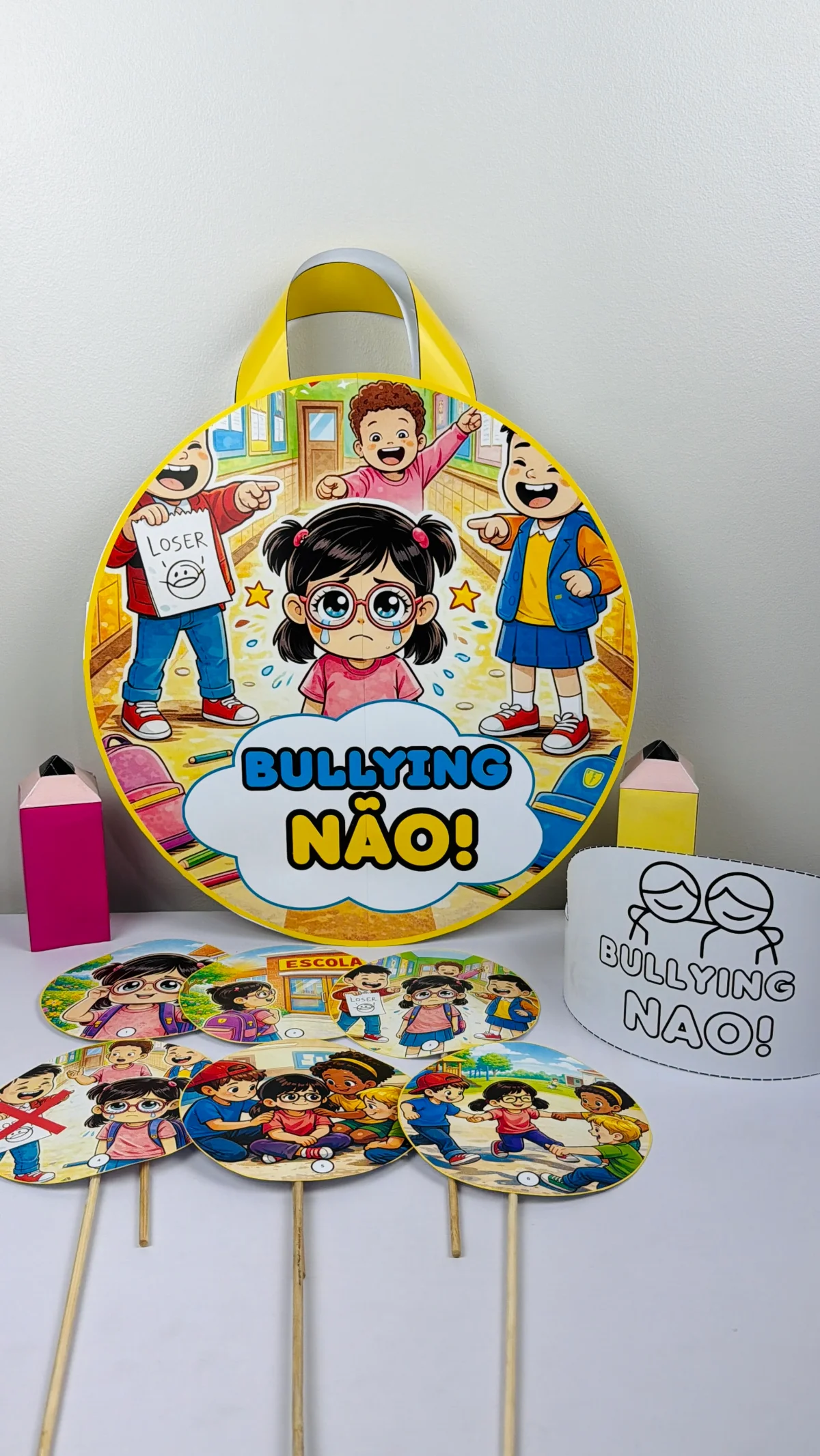 Sacola de História: Bullying NÃO! — amostra 2: Um material lúdico e essencial para trabalhar o respeito, a empatia e a…