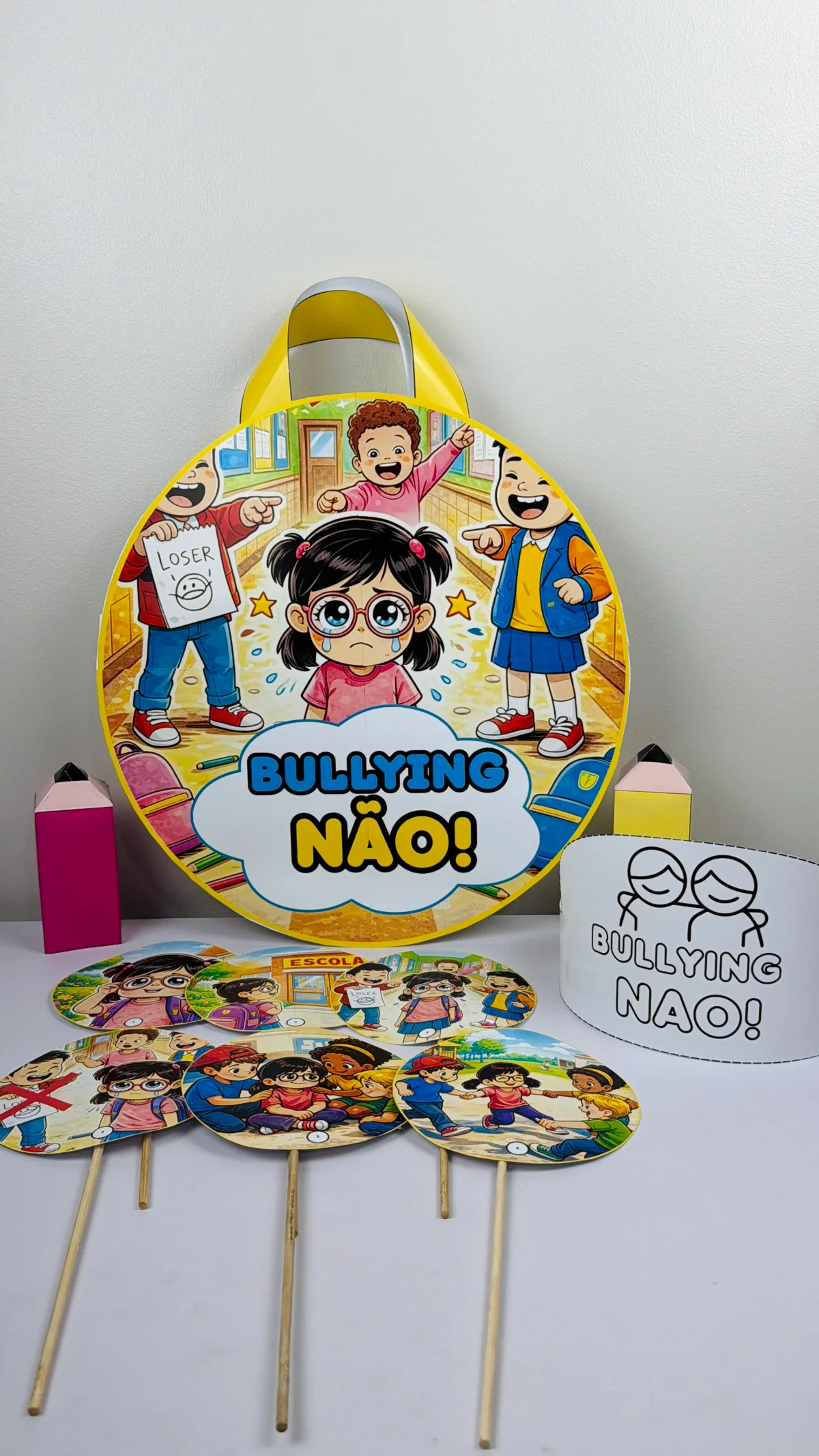 Sacola de História: Bullying NÃO! — amostra 3: Um material lúdico e essencial para trabalhar o respeito, a empatia e a…