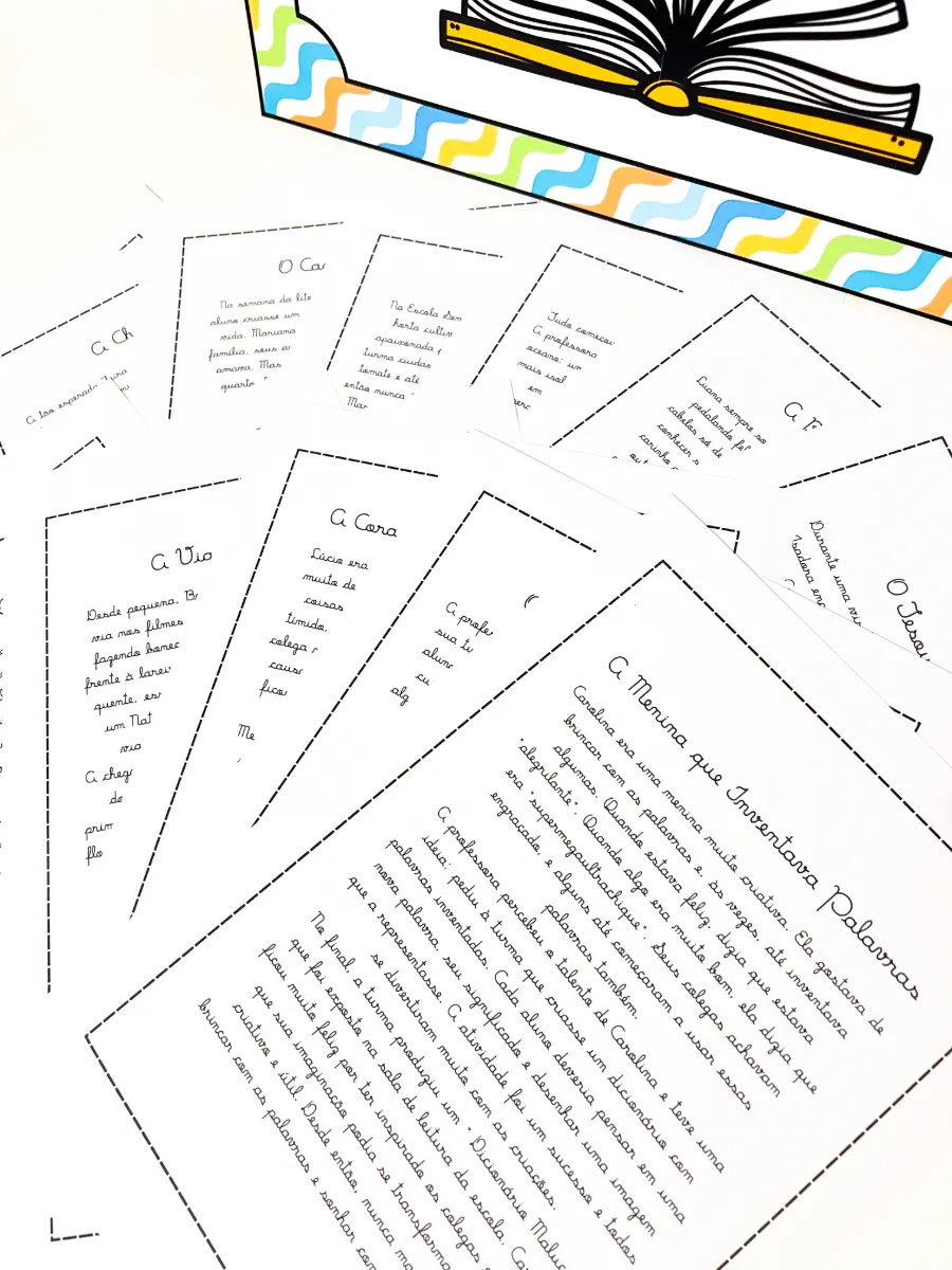Sacola de Leitura com Textos para Copiar e Interpretar – 5º Ano — amostra 2: INDICADO PARA