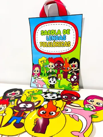 Sacola de Lendas Folclóricas – Material Pedagógico — amostra 3: A "Sacola de Lendas Folclóricas" é um recurso lúdico e…
