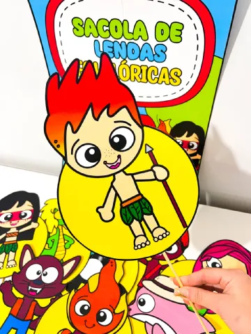 Sacola de Lendas Folclóricas – Material Pedagógico — amostra 4: A "Sacola de Lendas Folclóricas" é um recurso lúdico e…