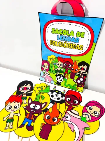 Sacola de Lendas Folclóricas – Material Pedagógico — capa do material