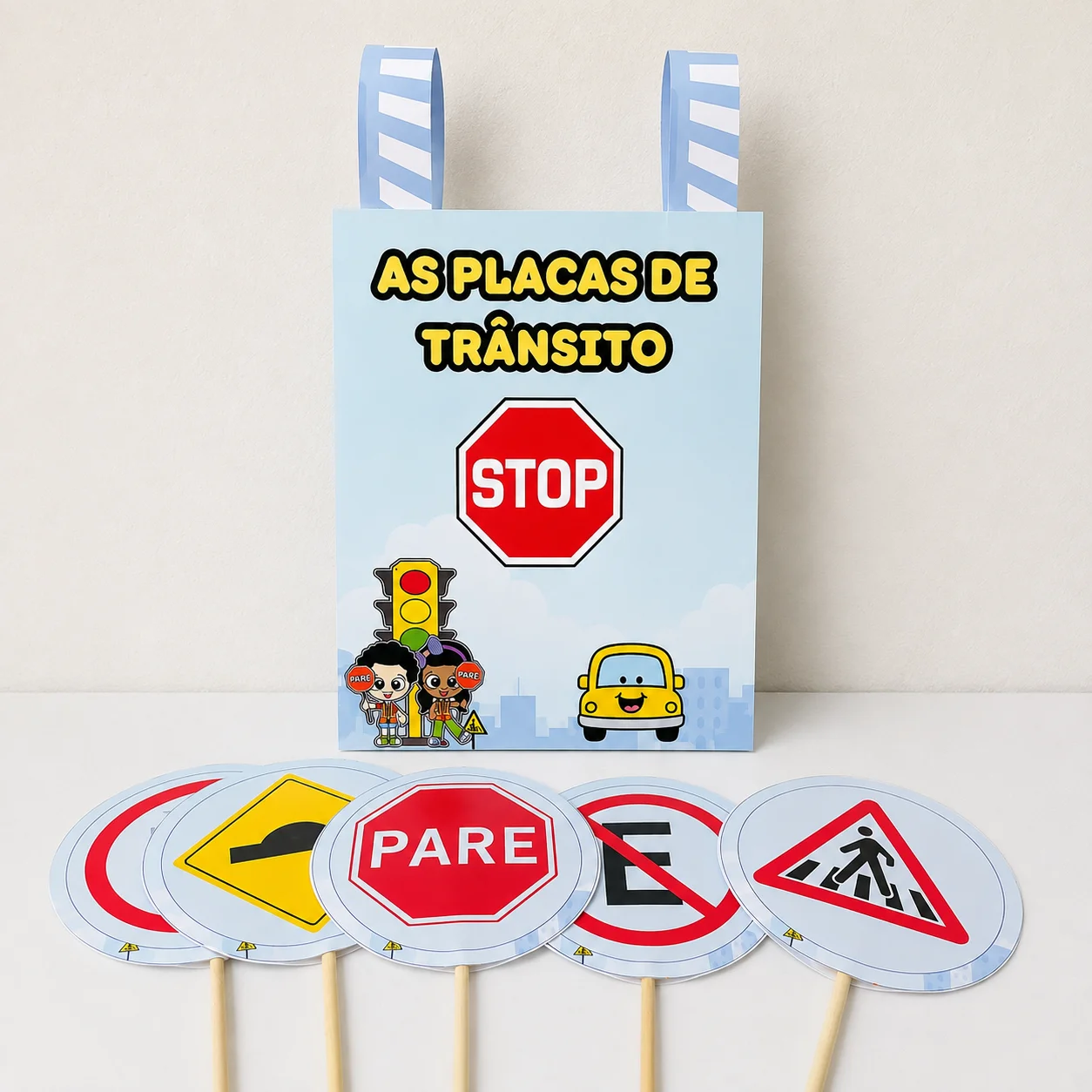Sacola de Placas de Trânsito – Recurso Lúdico e Educativo — capa do material