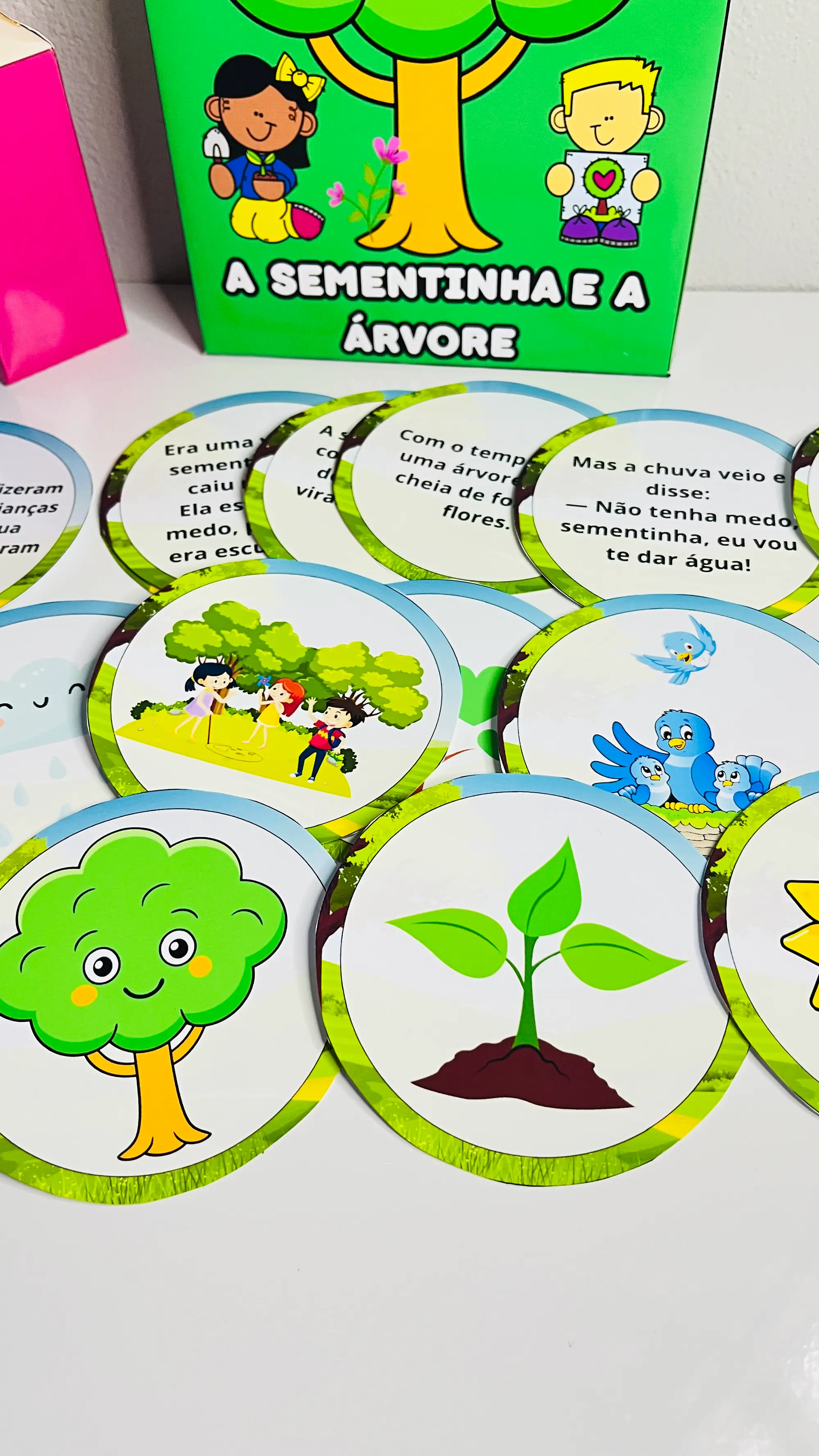 Sacola Dia da Árvore – A História da Sementinha | Recurso Pedagógico — amostra 5: Recurso pedagógico lúdico para trabalhar…