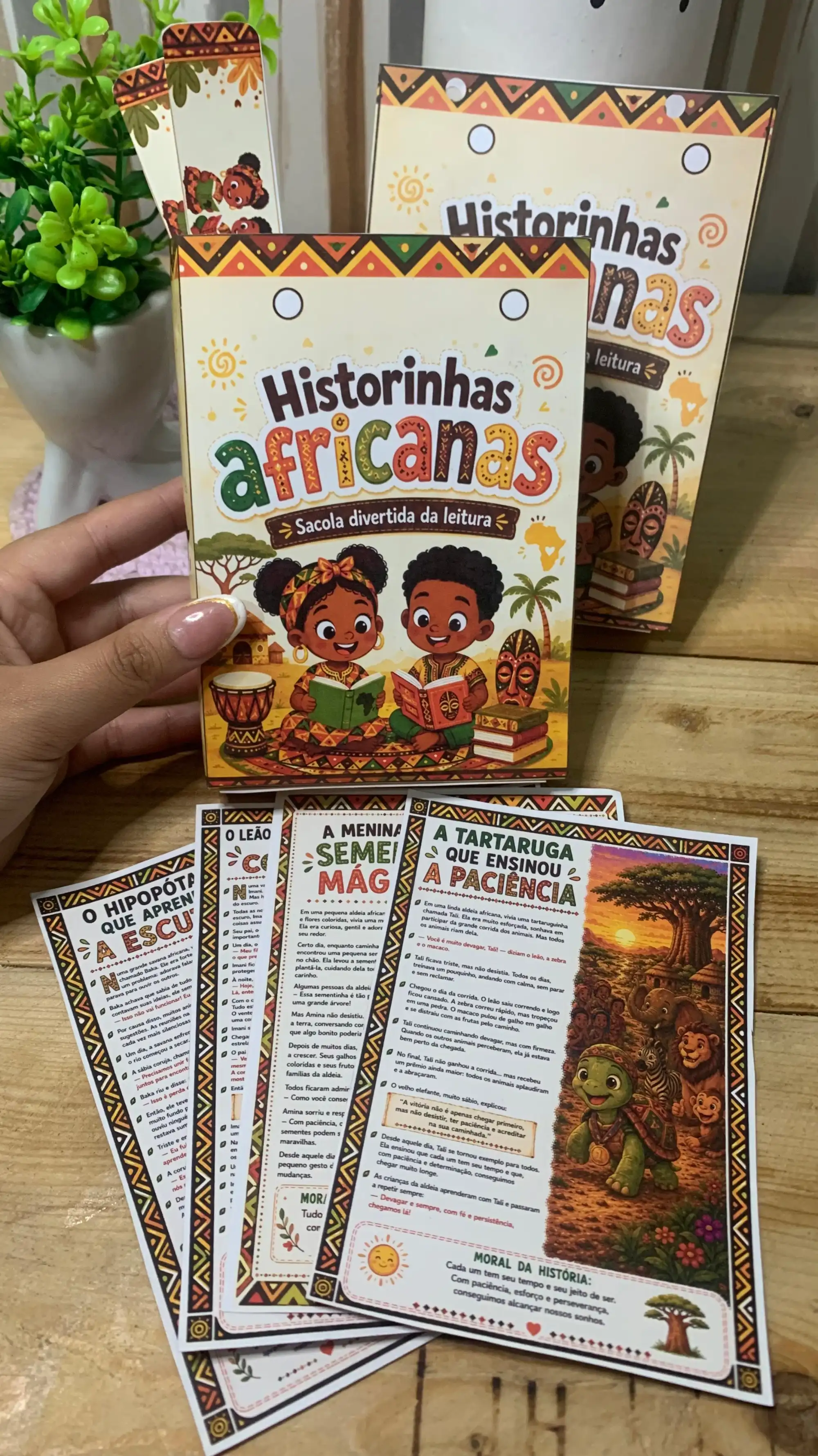 🌍📚Sacola Historinhas Africanas📚- ANOS INICIAIS — amostra 4: A Sacola Divertida da Leitura – Historinhas Africanas é um…