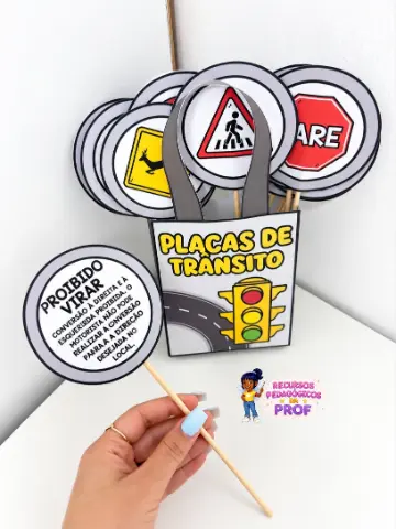 Sacola Interativa Placas de Trânsito — capa do material