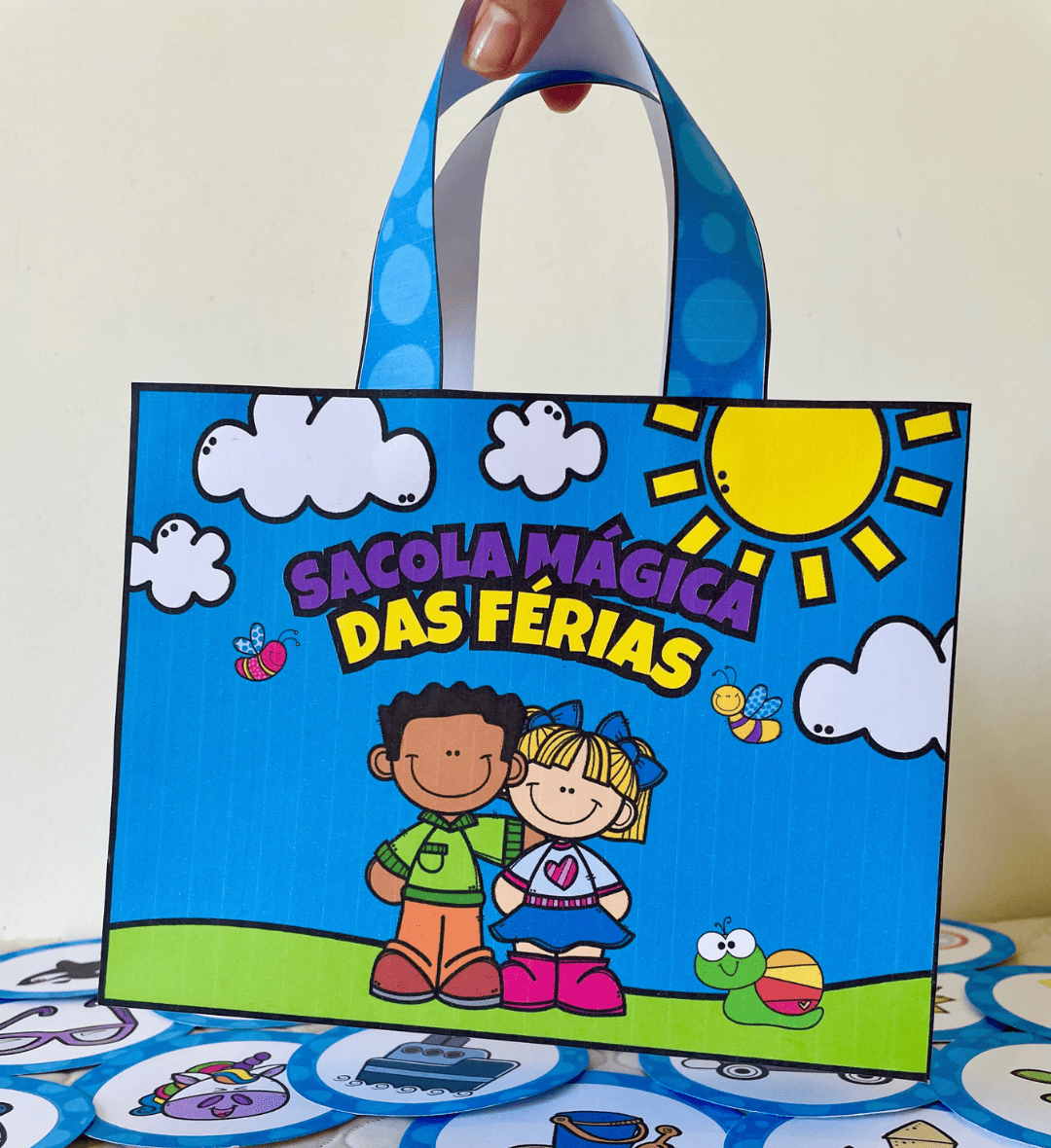 Sacola Mágica das Férias: Kit para Histórias e Despedida — amostra 3: Como usar em sala de aula