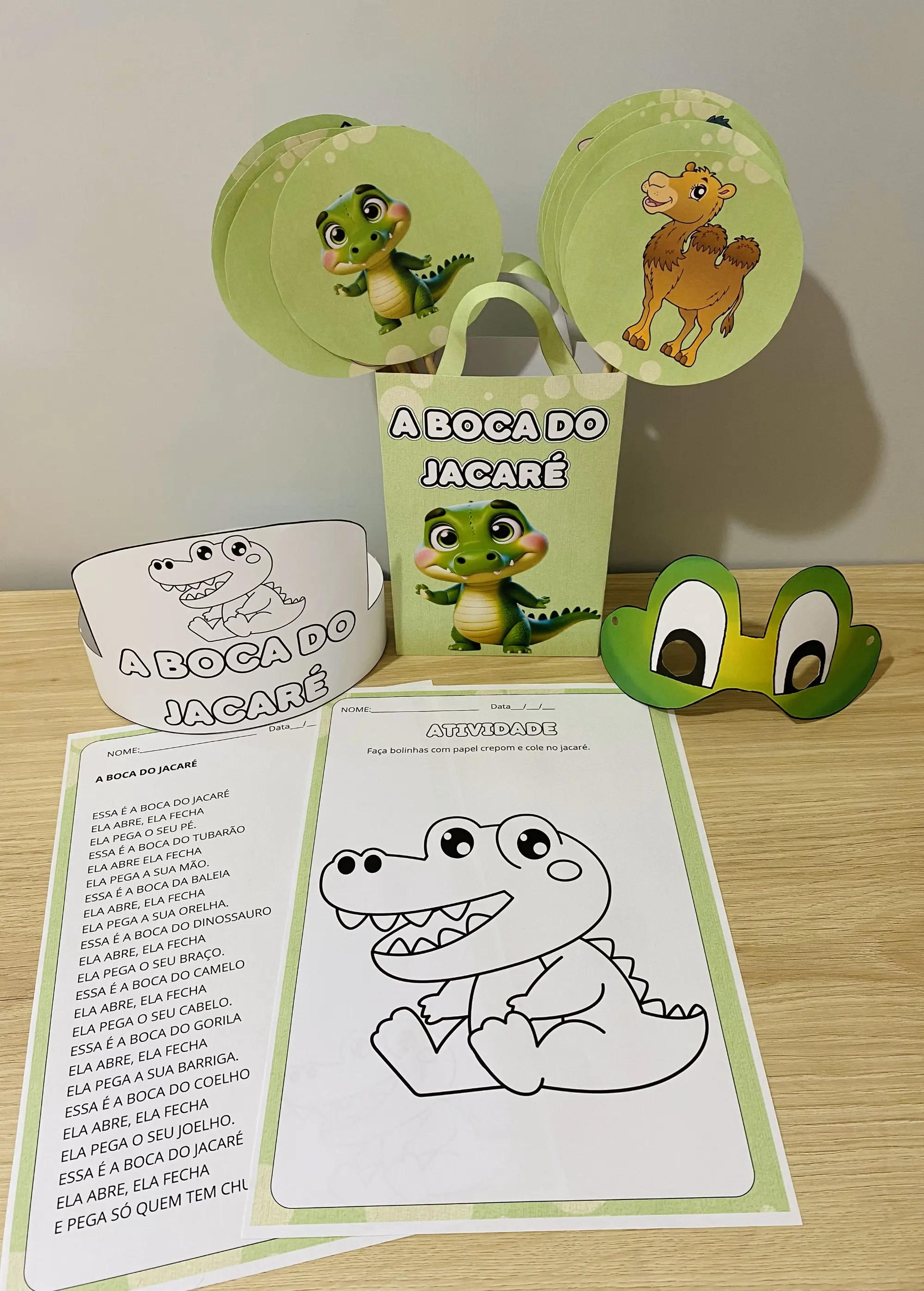 Sacola musical a boca do jacaré | Educação Infantil — amostra 4: A "Boca do Jacaré" é ideal para professores que desejam…