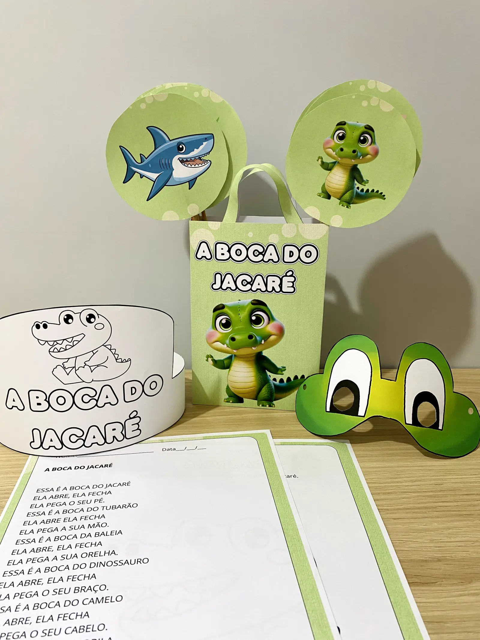 Sacola Musical A Boca do Jacaré – Educação Infantil | Musicalização — História para Educação Infantil: Sacola Musical A…