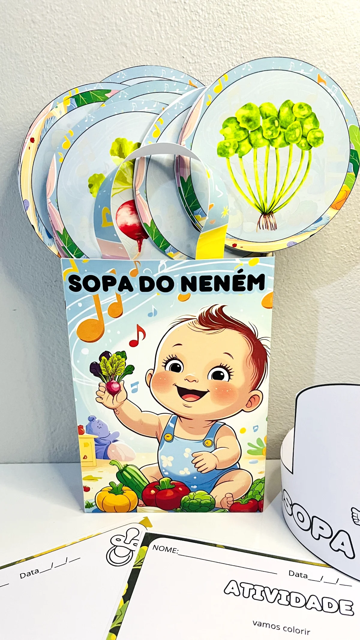 Sacola Musical – A Sopa do Neném: Cantando e Brincando — capa do material