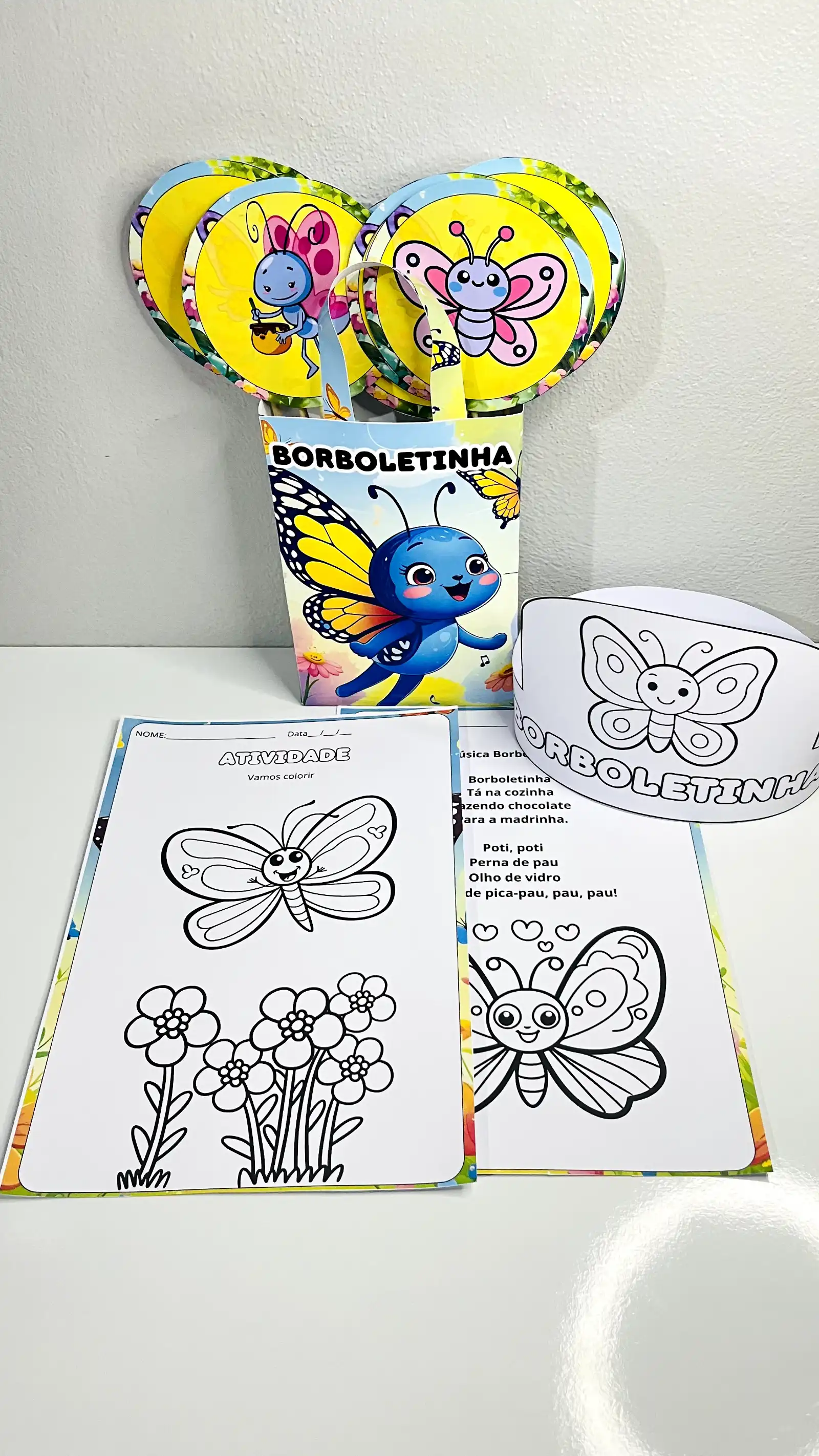 Sacola Musical Borboletinha – Recurso Pedagógico — Atividades para Educação Infantil: Recurso lúdico para trabalhar a…