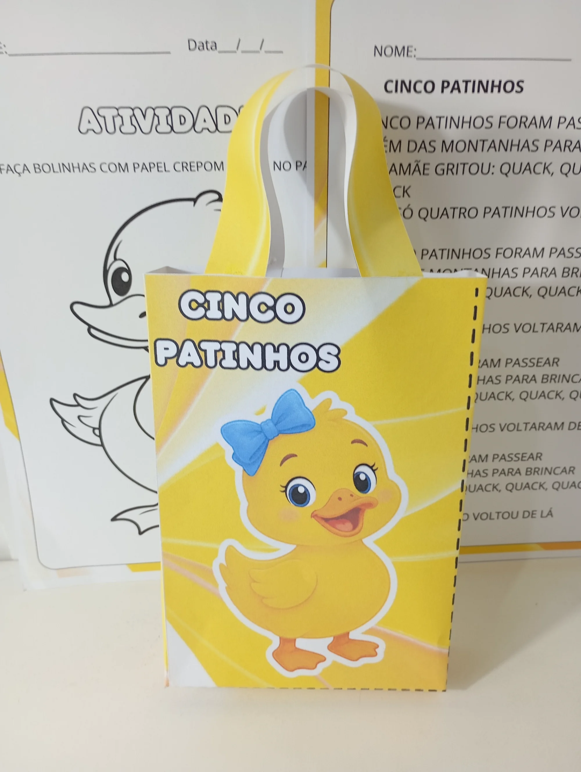 SACOLA MUSICAL – CINCO PATINHOS EDUCAÇÃO INFANTIL — amostra 2: Transforme a hora da música em um momento mágico e cheio de…