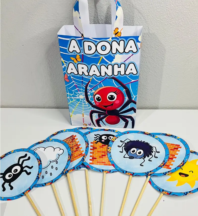 Sacola Musical Dona Aranha: PDF com Atividades para Imprimir — amostra 1: Sacola Musical Dona Aranha para cantar e aprender