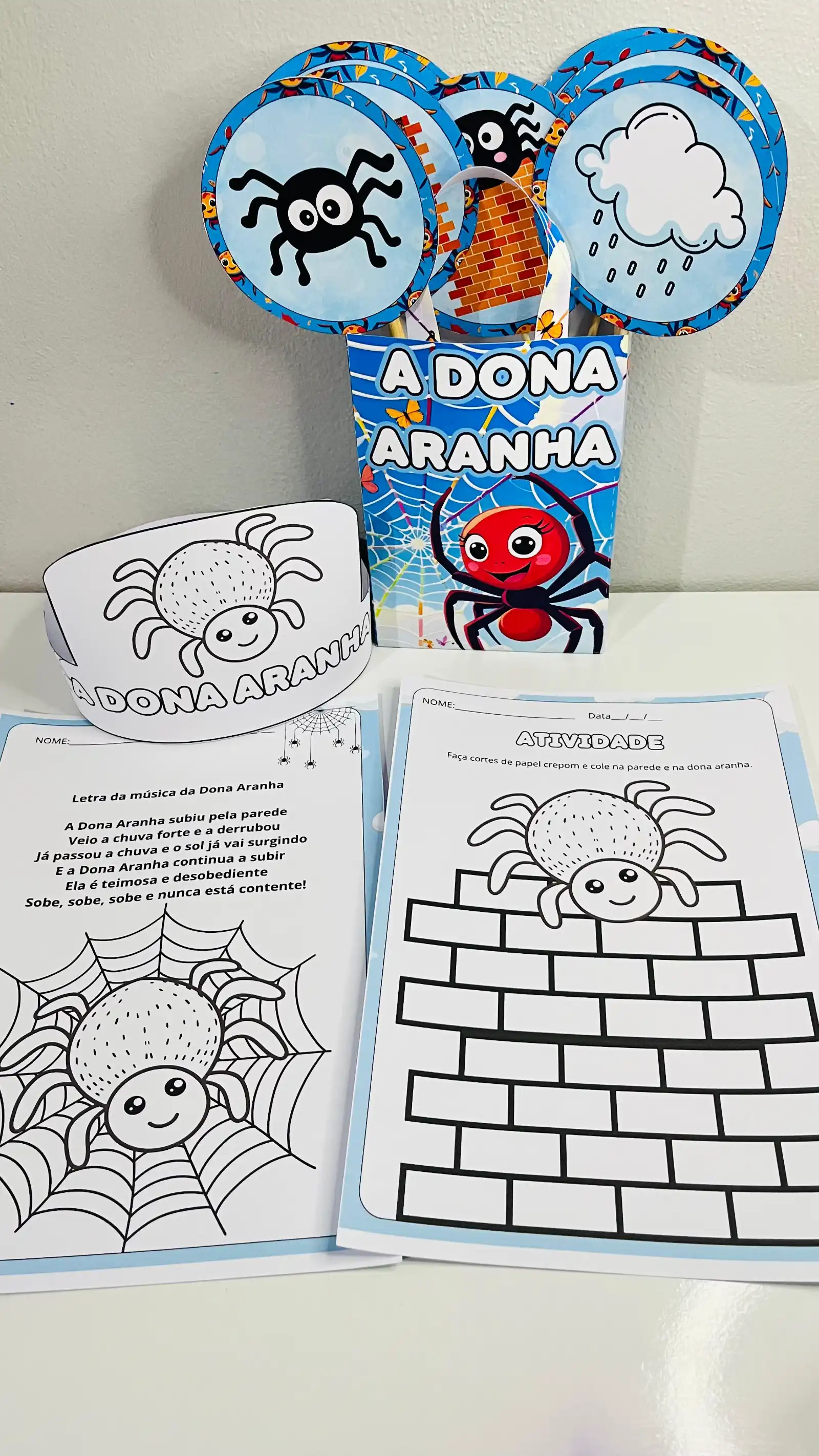 Sacola Musical Dona Aranha – Recurso Pedagógico Infantil — amostra 2: Sacola Musical Dona Aranha é um recurso lúdico para…