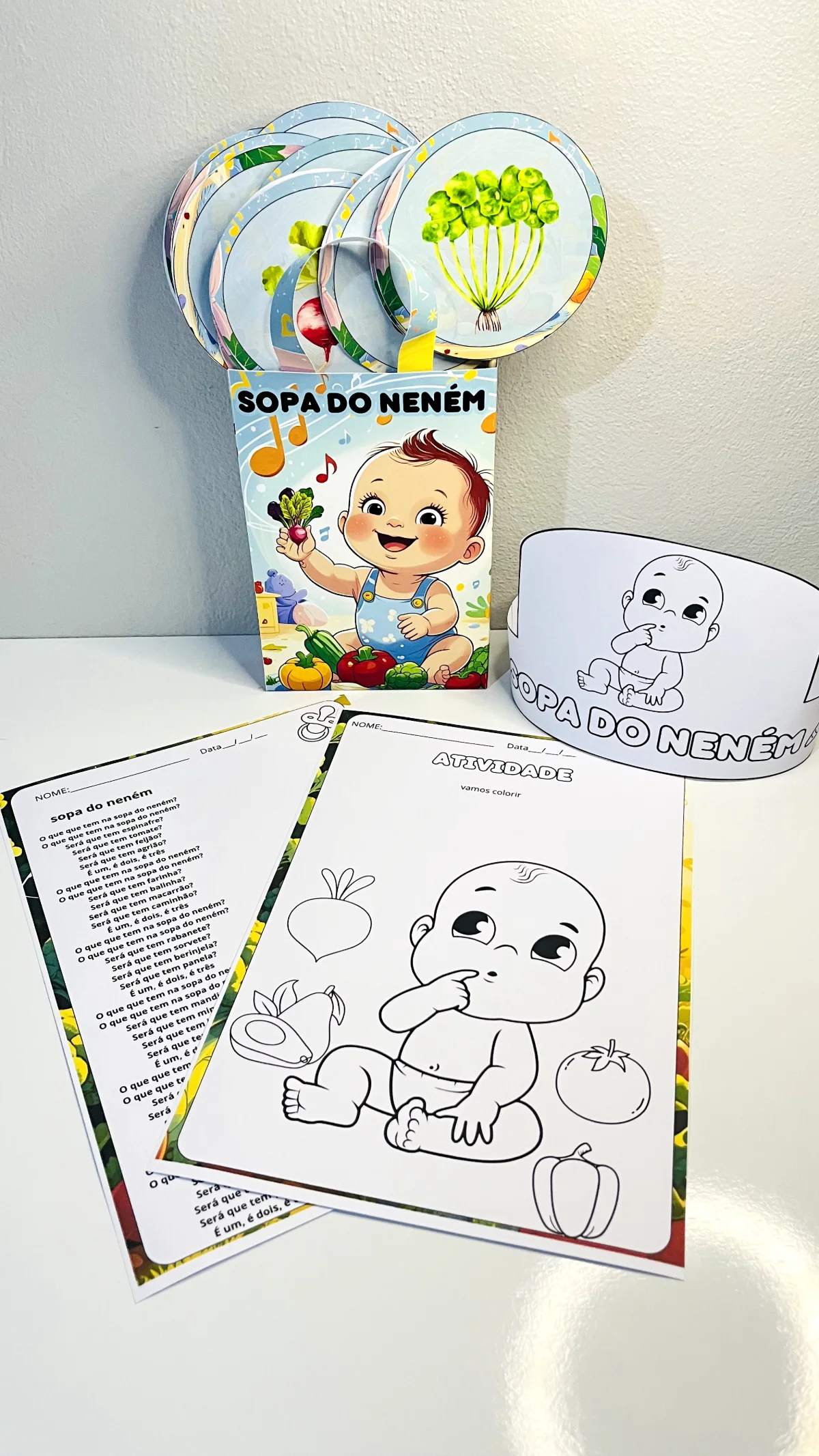 Sacola Musical O que tem na sopa do nenem? — amostra 1: Arquivo digital em PDF da atividade lúdica Sopa do Neném Sacola Musical O que tem na sopa do nenem? — amostra 1: Arquivo digital em PDF da atividade lúdica Sopa do Neném