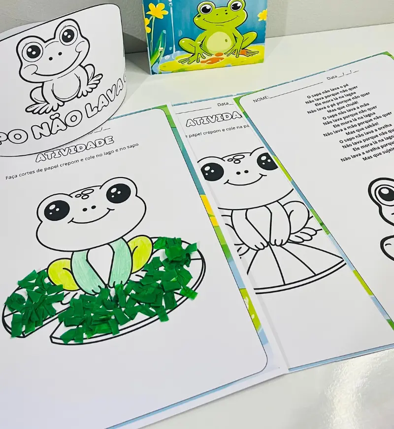 Sacola Musical O Sapo não Lava o Pé em PDF para Imprimir — amostra 4: Para quem é indicado