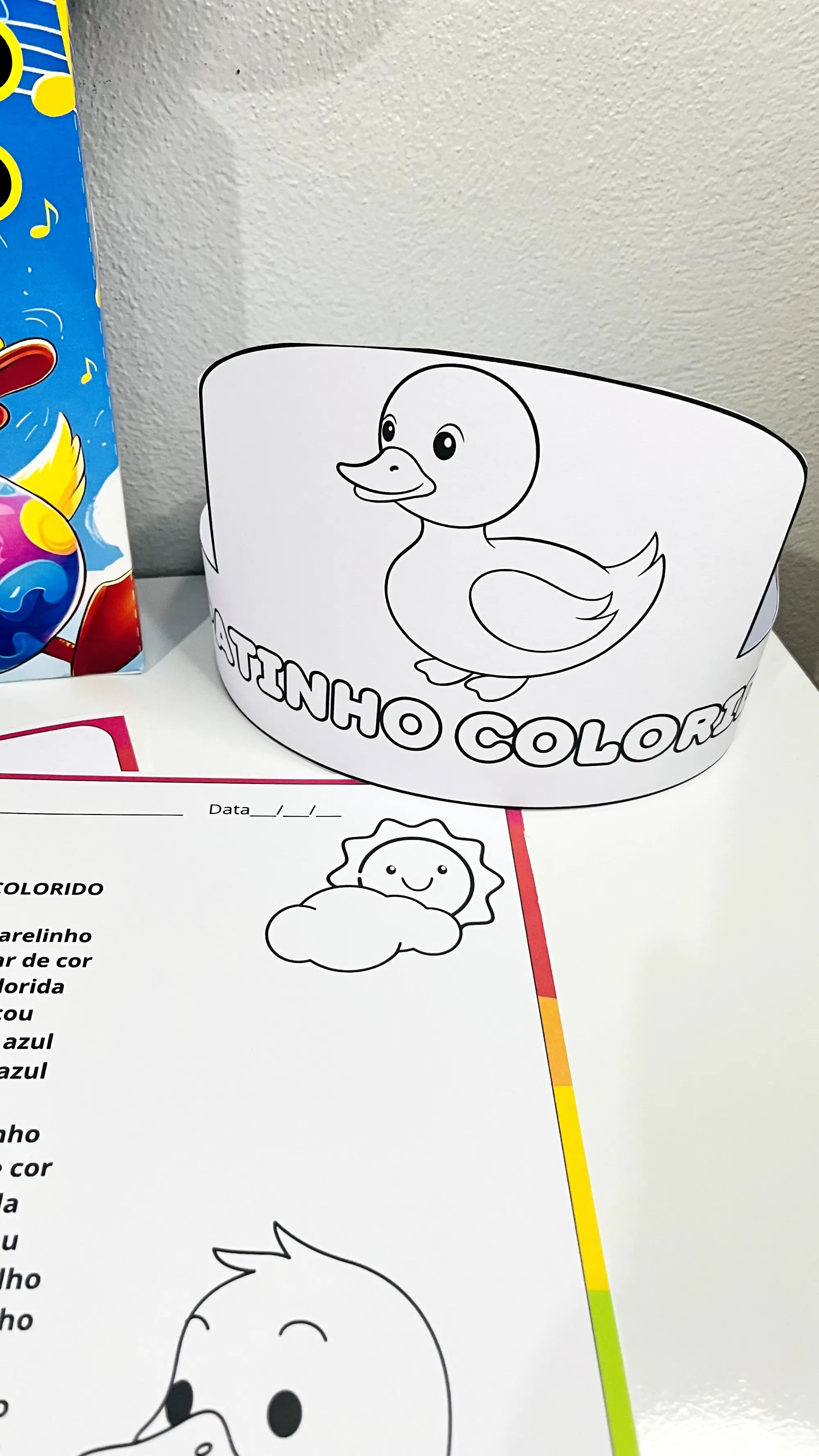 Sacola Musical – Patinho Colorido: Atividade Lúdica — amostra 2: Faixa Etária