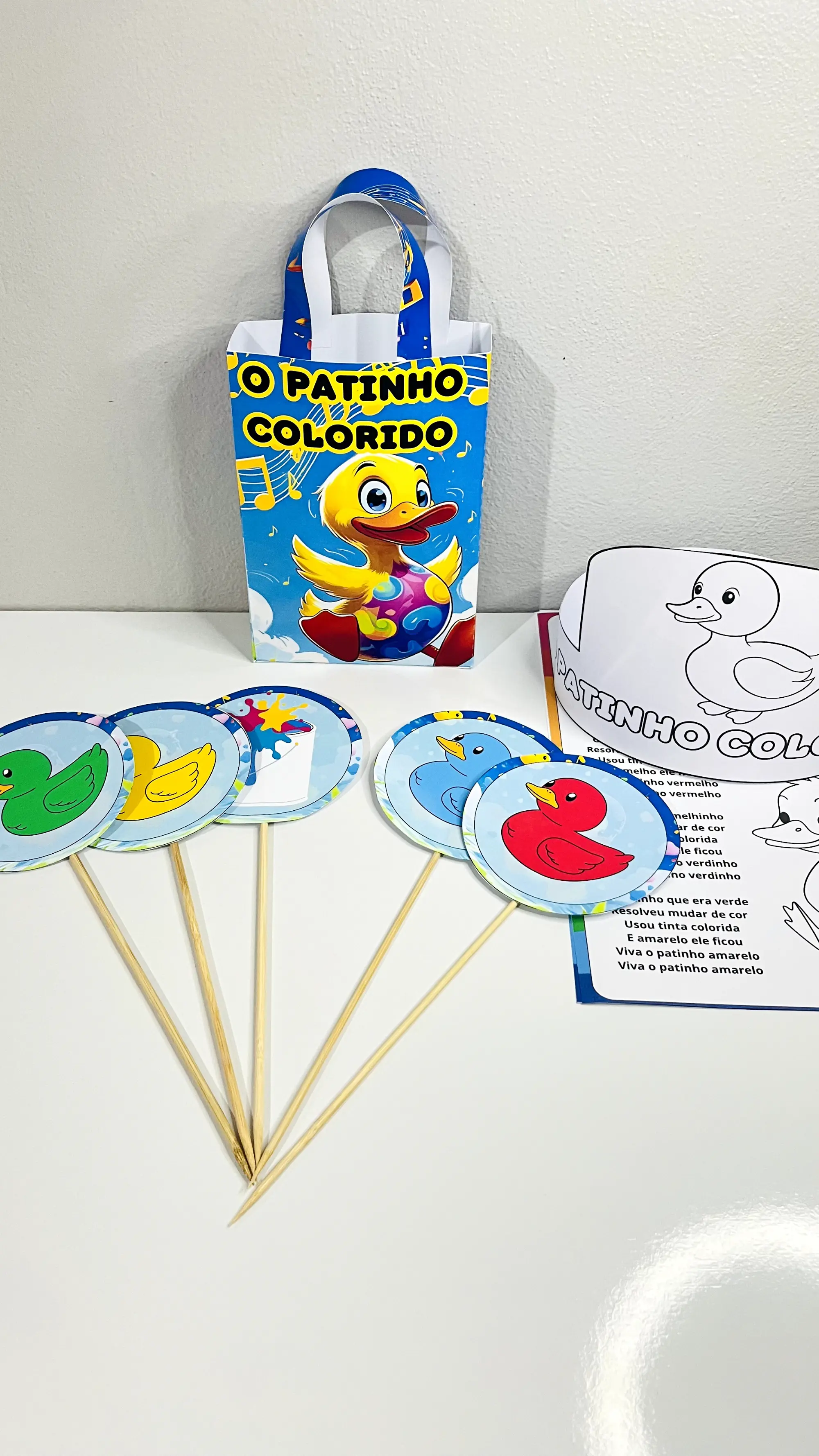 Sacola Musical – Patinho Colorido: Atividade Lúdica — amostra 5: Recomendação de Impressão