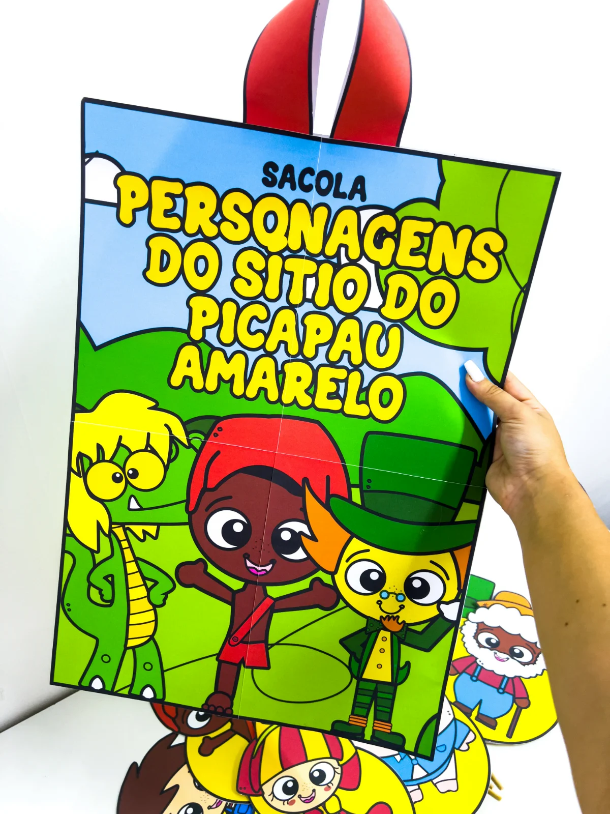Sacola Personagens do Sítio do Picapau Amarelo — Alfabetização para Educação Infantil: Um material pedagógico lúdico e…