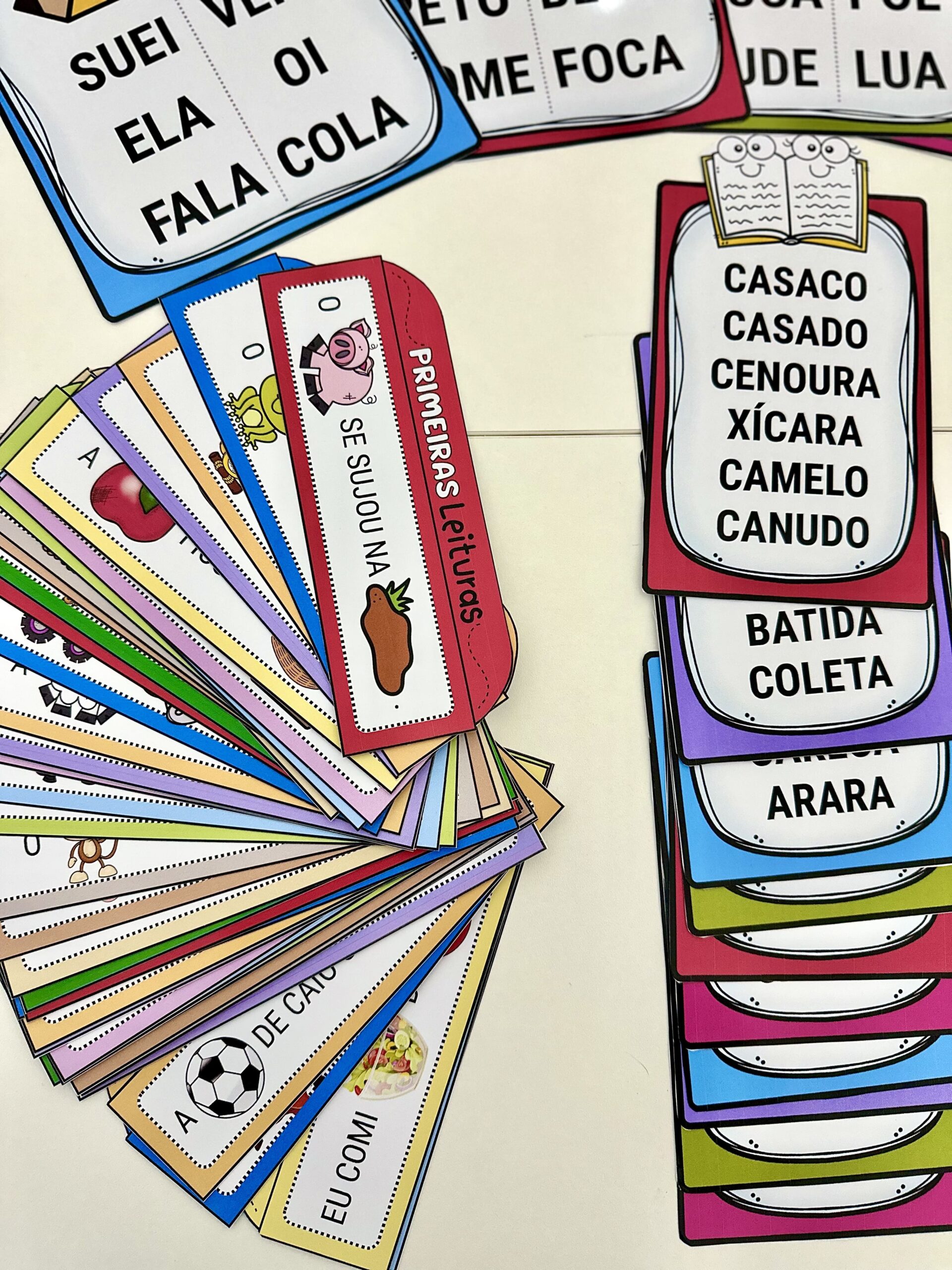 Sacola primeira leitura - composição: sacola, fichas e livrinhos | Alfabetização — amostra 2: Sobre o SACOLA PRIMEIRA…