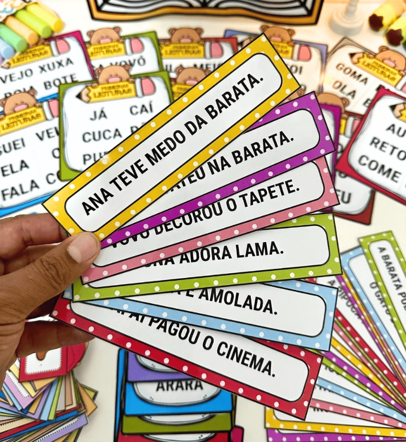 Sacola Primeiras Leituras: PDF com Fichas e Livros — amostra 3: Como usar em sala de aula