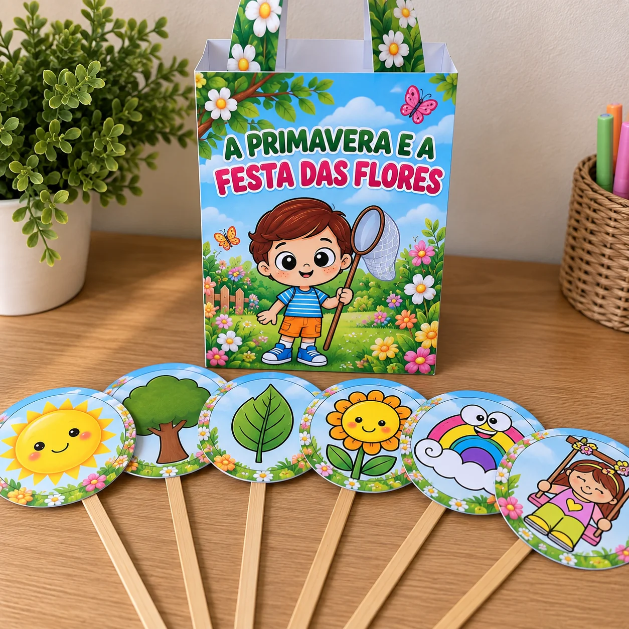 Sacola Teatral Primavera e Festa das Flores — amostra 3: A Primavera e a Festa das Flores é um recurso lúdico e colorido…