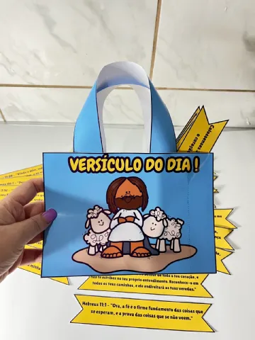 Sacola Versículo do Dia - Ensino Religioso Ministério Infantil — capa do material