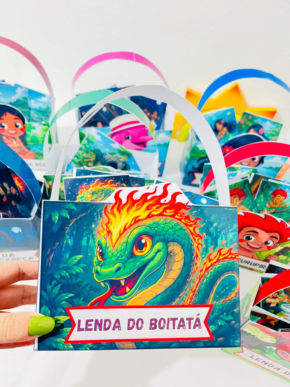 Sacolas Teatrais – 10 Lendas do Folclore — amostra 3: Um recurso lúdico e interativo para trabalhar contação de histórias,…