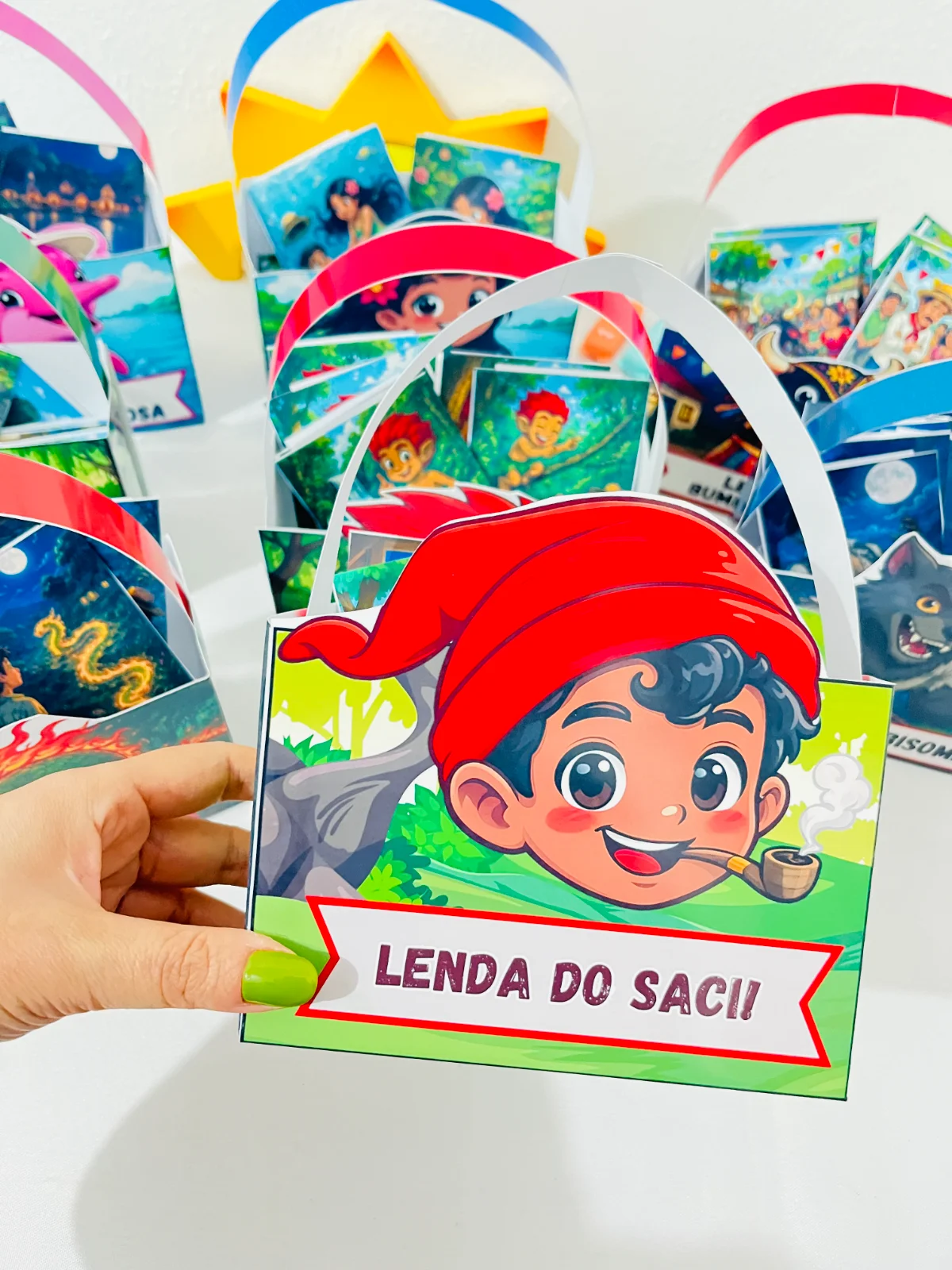 Sacolas Teatrais – 10 Lendas do Folclore — amostra 4: Um recurso lúdico e interativo para trabalhar contação de histórias,…
