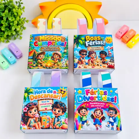 Sacolhinhas das Férias-Ensino Infantil — capa do material