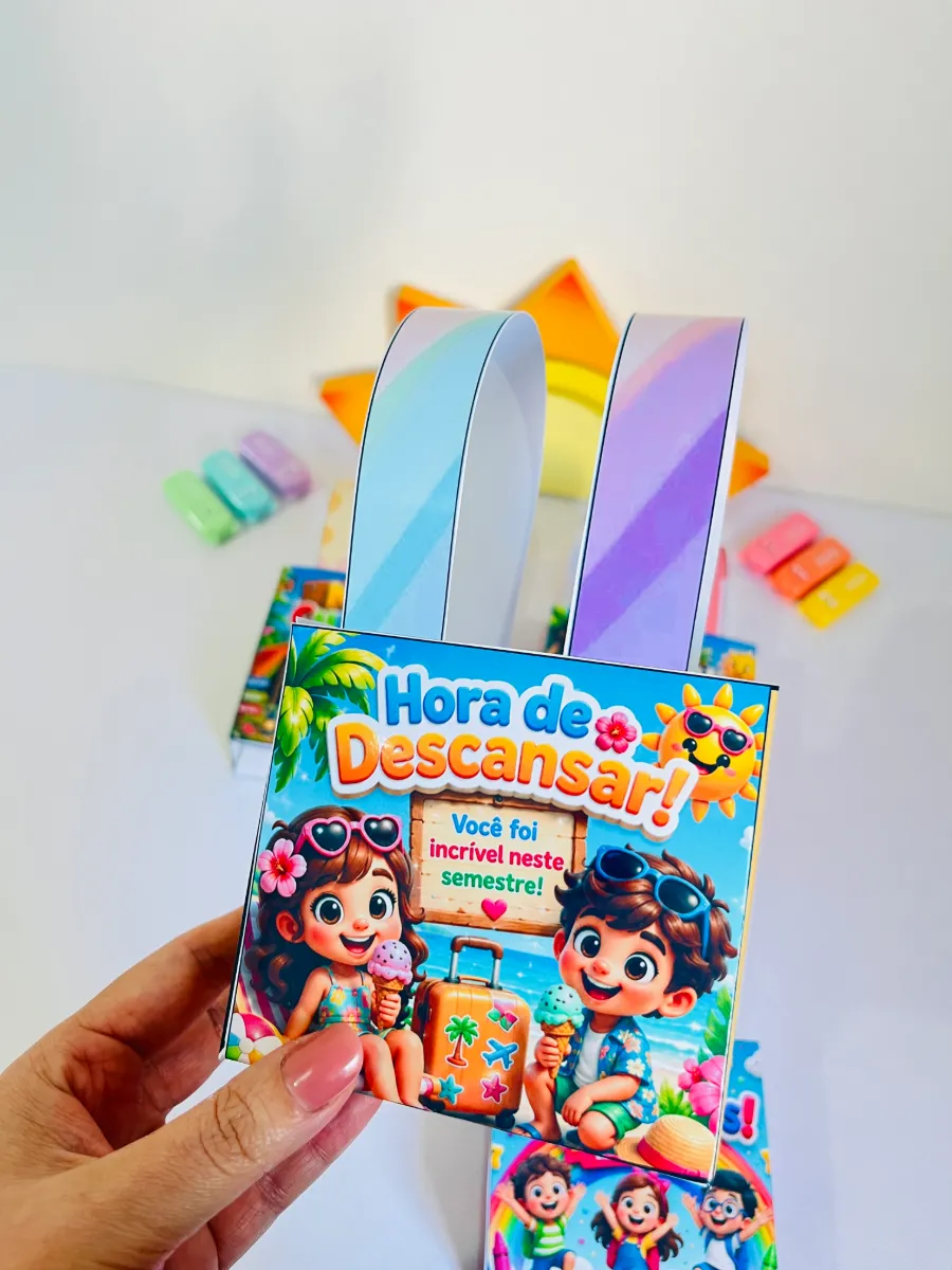 Sacolhinhas das Férias-Ensino Infantil — amostra 3: Uma lembrancinha especial para encerrar o semestre