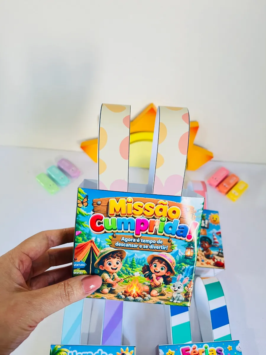 Sacolhinhas das Férias-Ensino Infantil — amostra 4: Uma lembrancinha especial para encerrar o semestre
