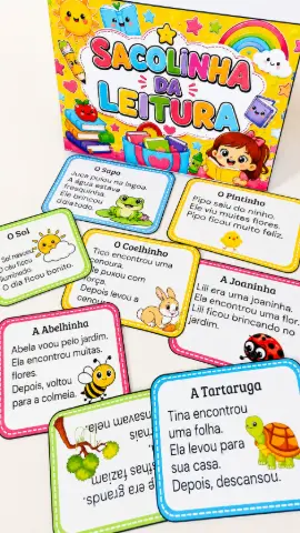 Sacolinha da Leitura – 19 Fichas de Leitura em PDF — capa do material