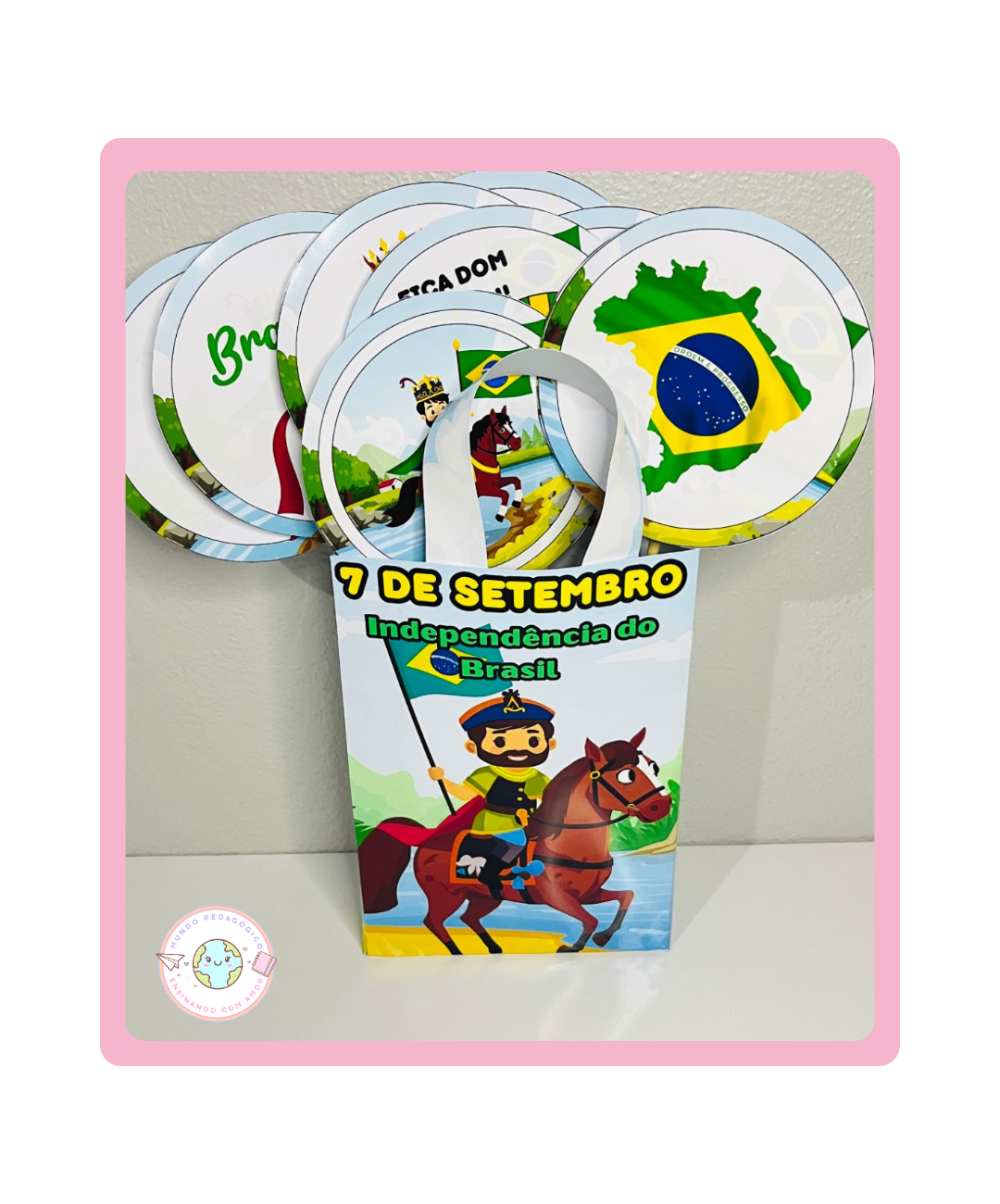 Sacolinha de 7 de Setembro para imprimir — Infantil e Anos Iniciais — capa do material