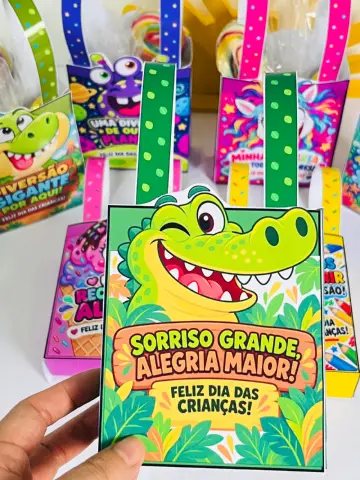 Sacolinha de Brindes e Doces - Dia da Criança — capa do material