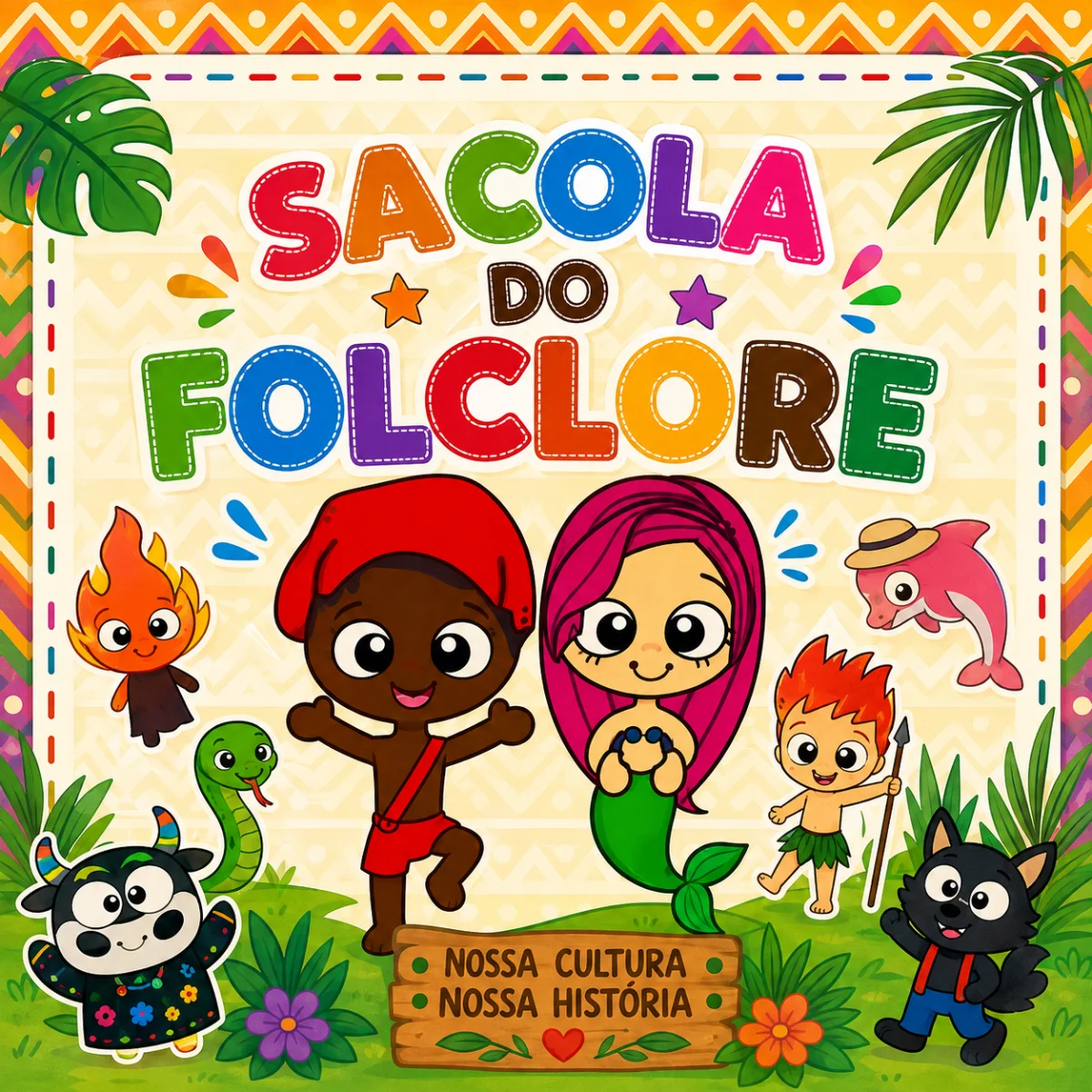 Sacolinha do folclore | Educação Infantil — Alfabetização para Educação Infantil: Sacolinha Folclore com atividades…