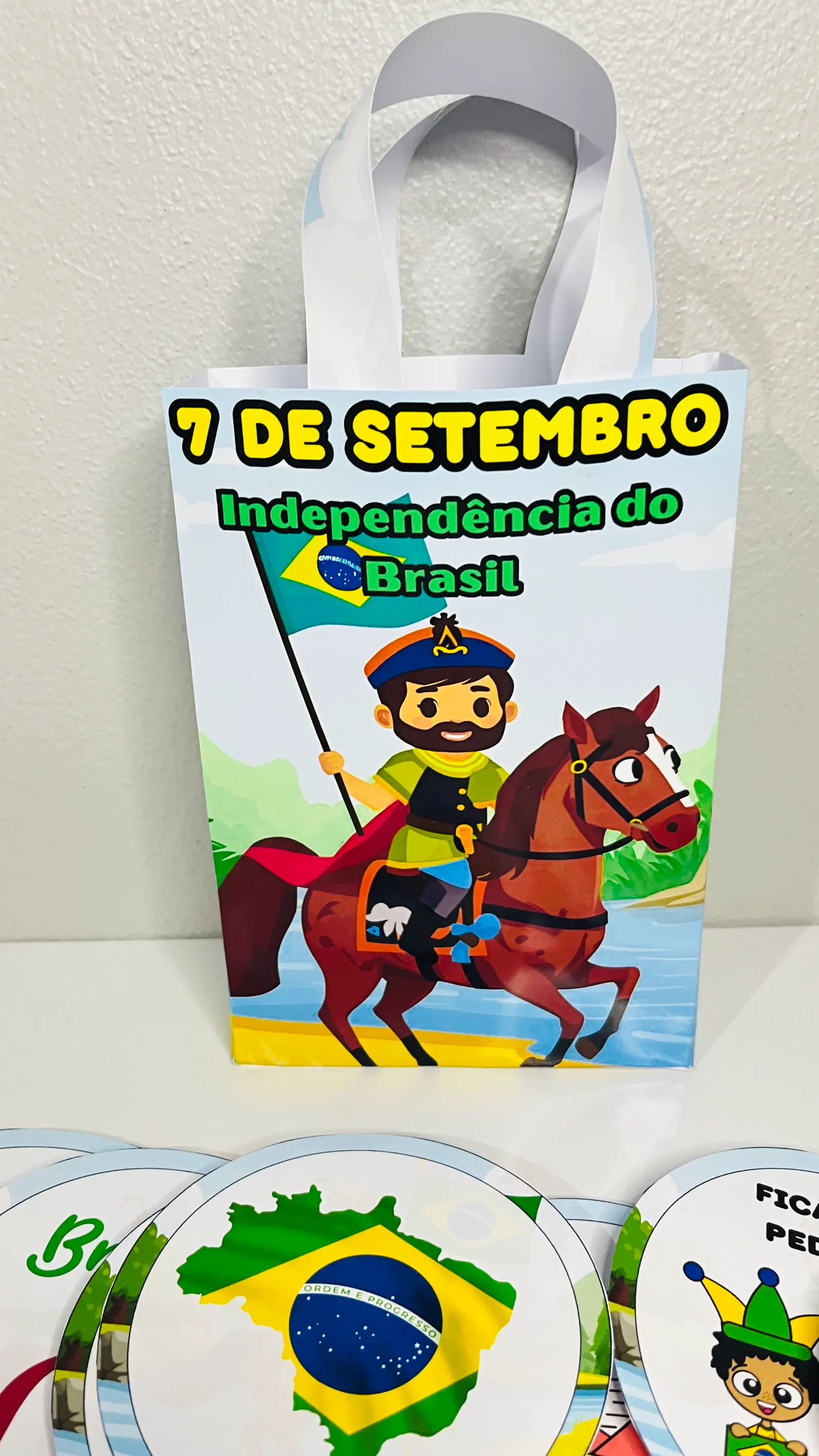 Sacolinha Independência do Brasil — amostra 3: Sacolinha Independência do Brasil para trabalhar o 7 de Setembro de forma…