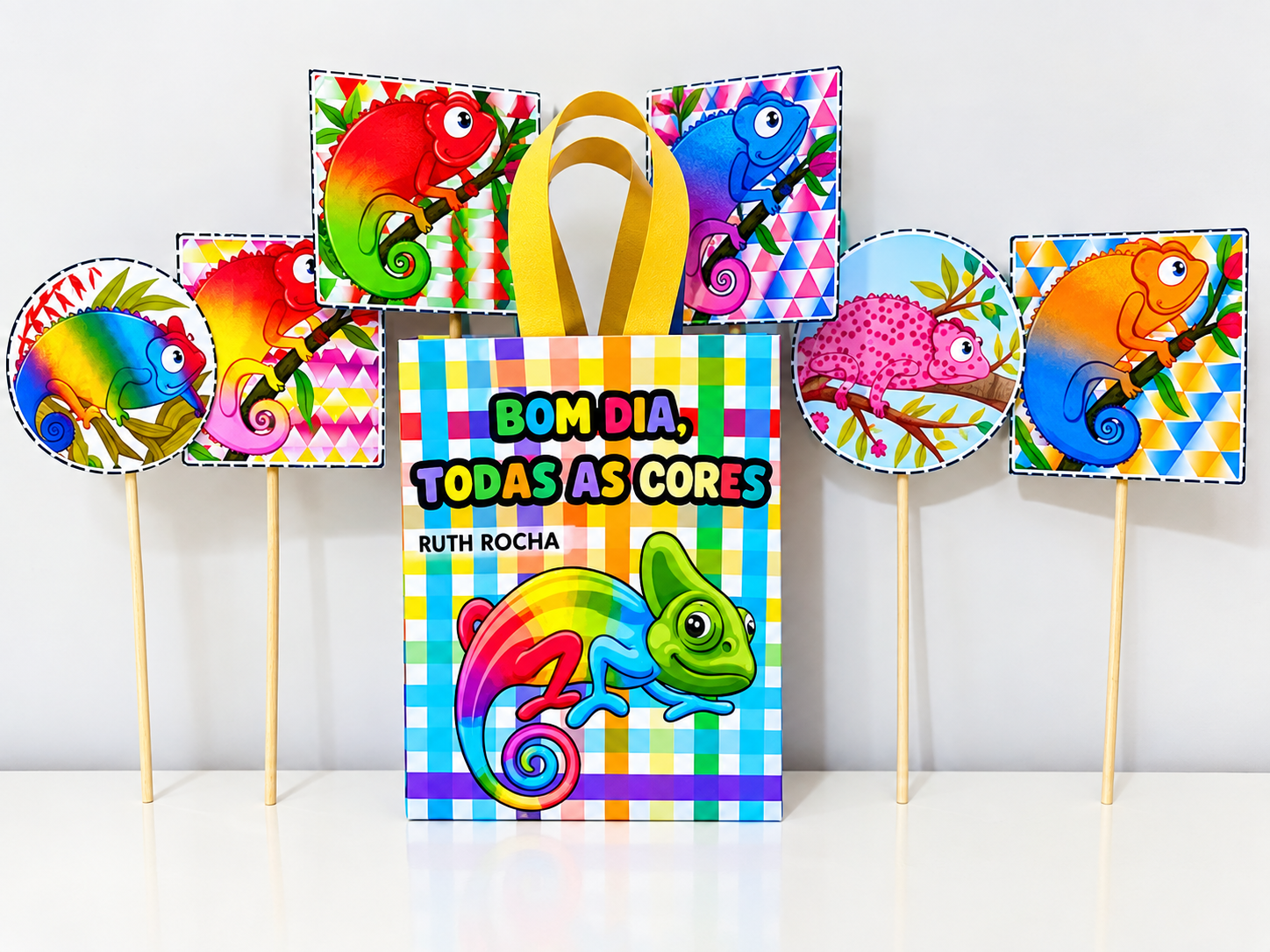 Sacolinha mágica – bom dia, todas as cores! – Material Pedagógico — amostra 3: Um recurso lúdico e encantador para deixar o…