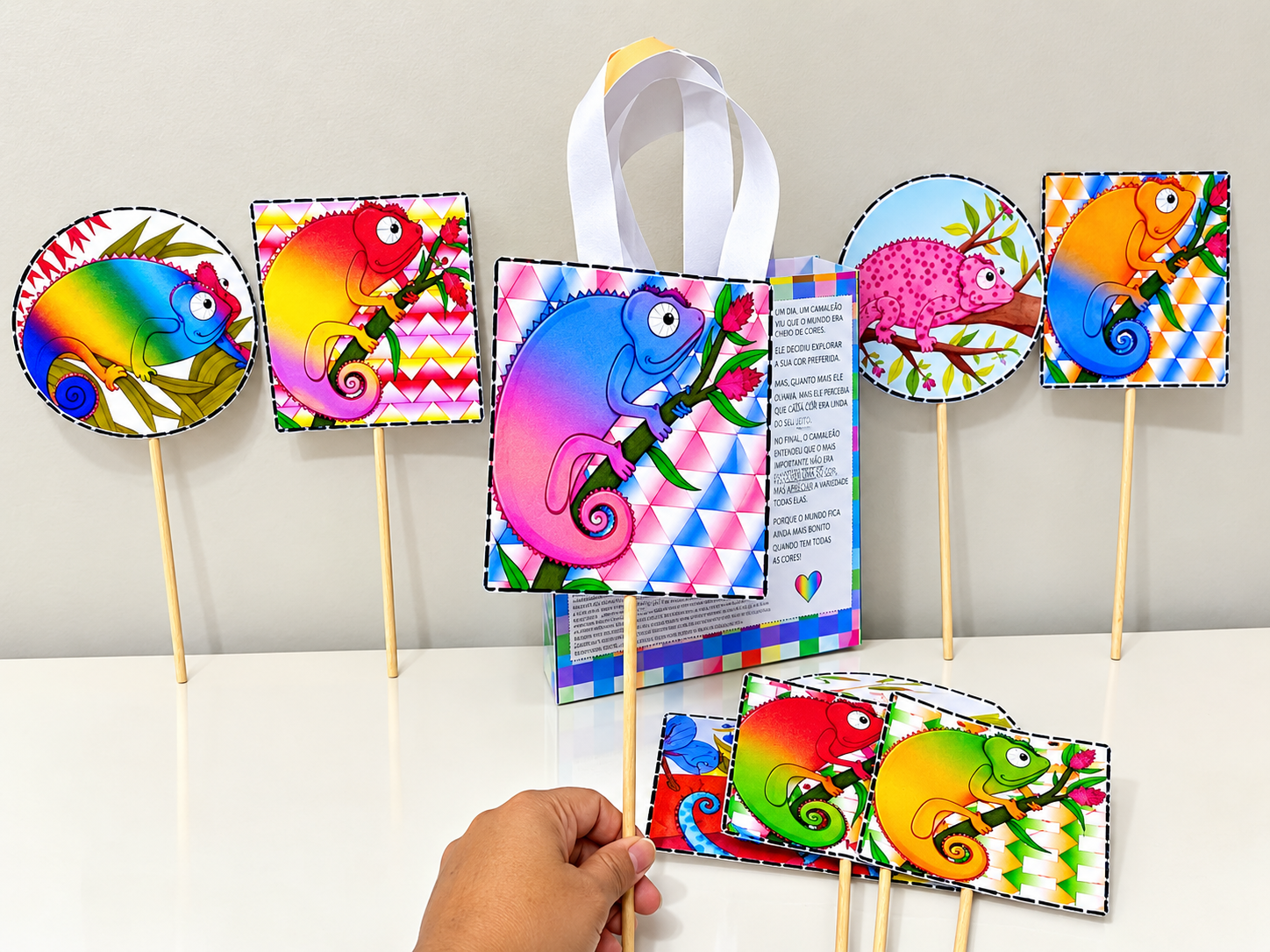 Sacolinha mágica – bom dia, todas as cores! – Material Pedagógico — amostra 4: Um recurso lúdico e encantador para deixar o…